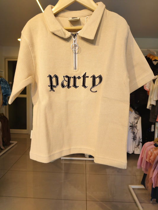 Kids' Zip-Up  Polo T-Shirt (6 year)