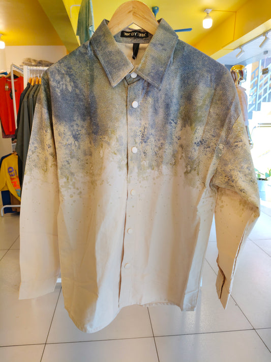 Men's Oversized Printed Shirt (MEDIUM)