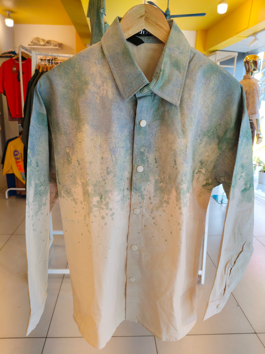 Men's Oversized Printed Shirt (MEDIUM)