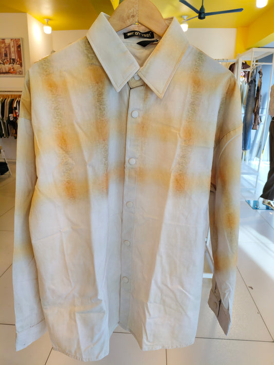 Men's Oversized Printed Shirt (XL)