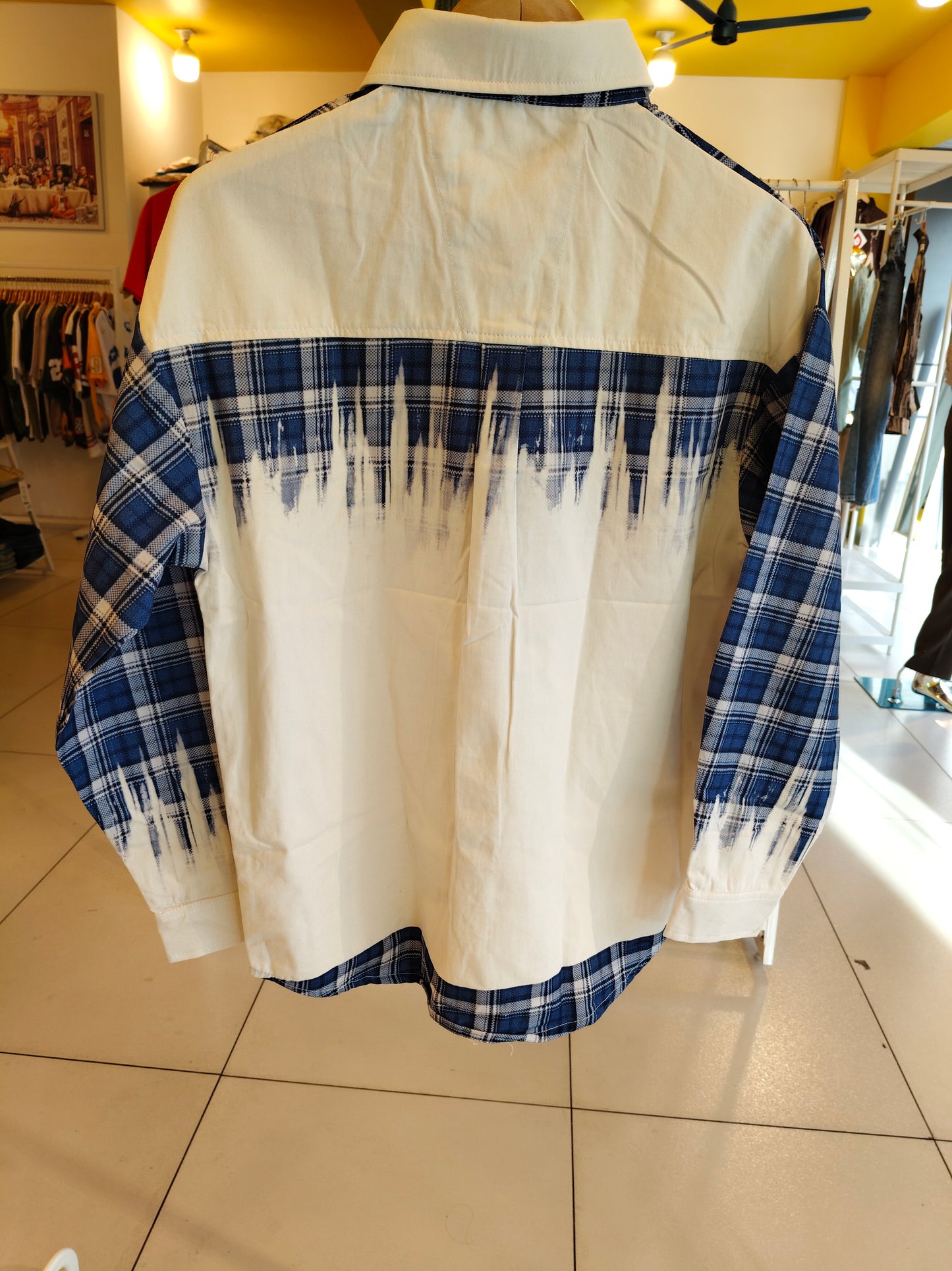Men's Oversized Printed Shirt (MEDIUM)