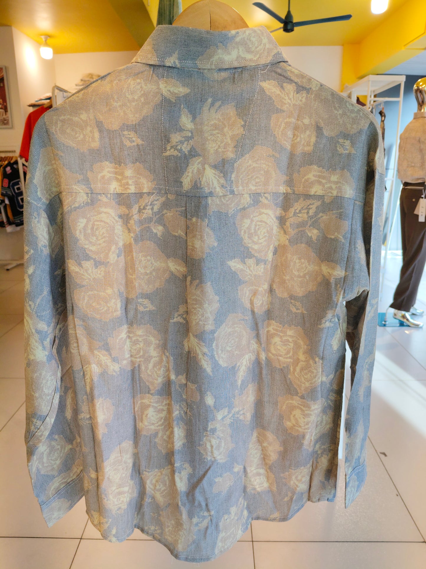 Men's Oversized Printed Shirt (MEDIUM)