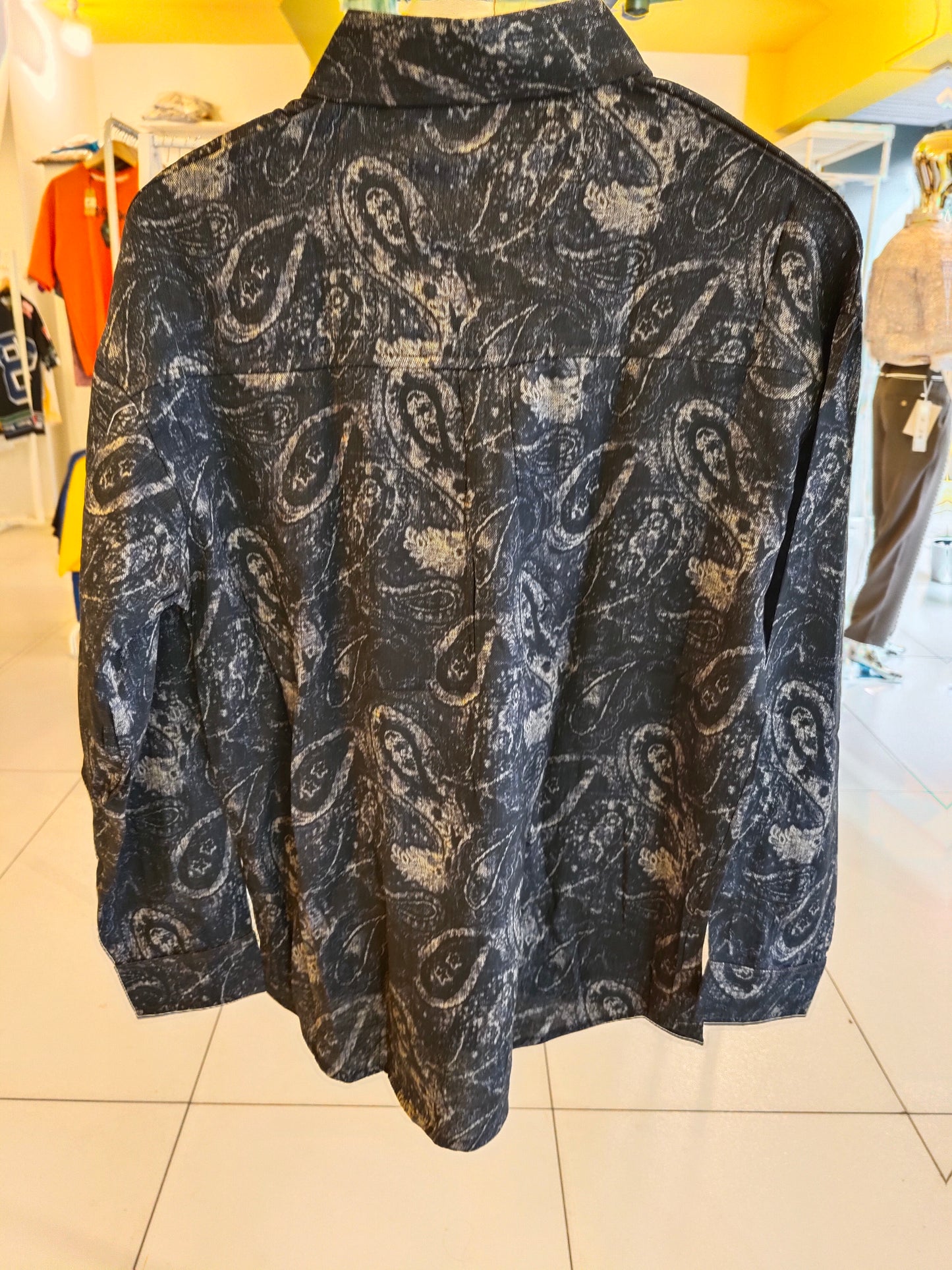 Men's Oversized Printed Shirt (MEDIUM)