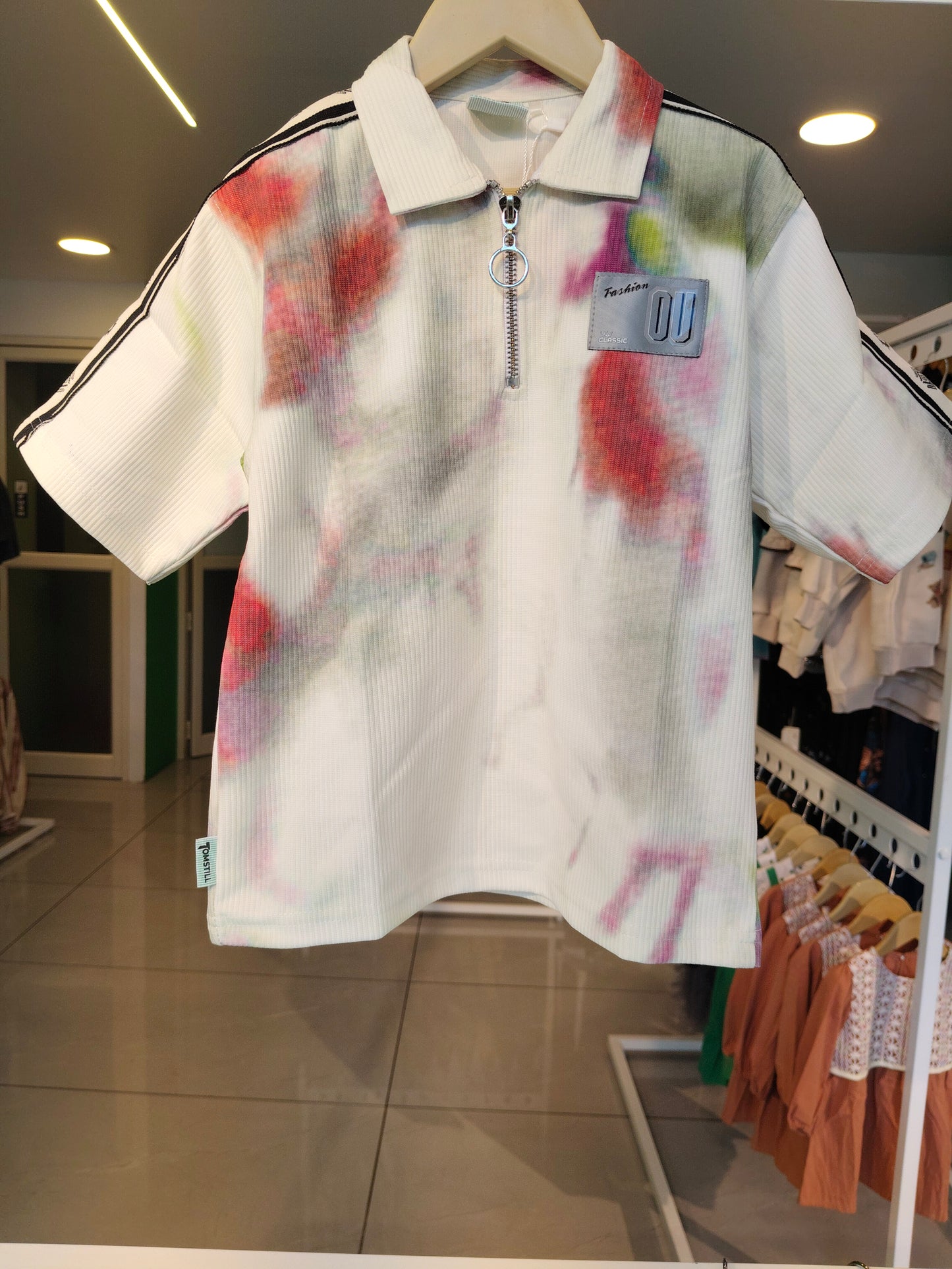 Kids' Zip-Up Polo T-Shirt (6 year)