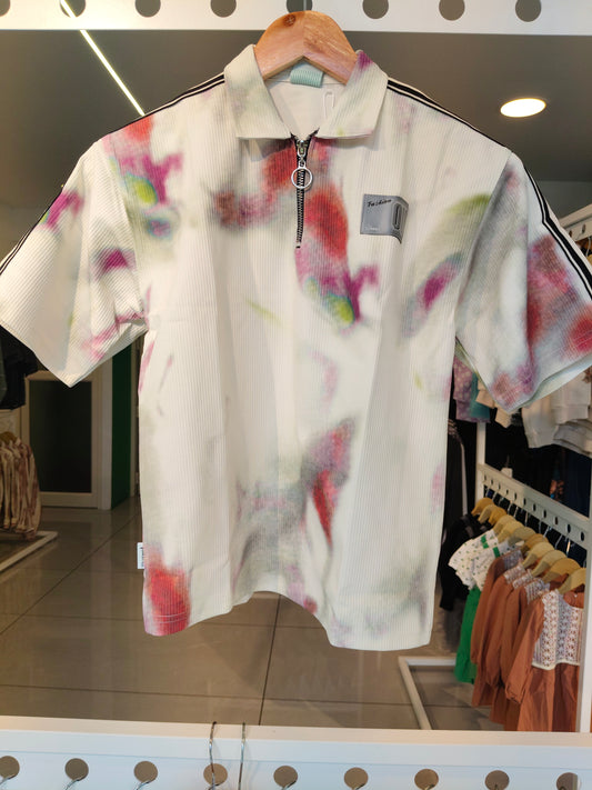 Kids' Zip-Up Polo T-Shirt (14 year)