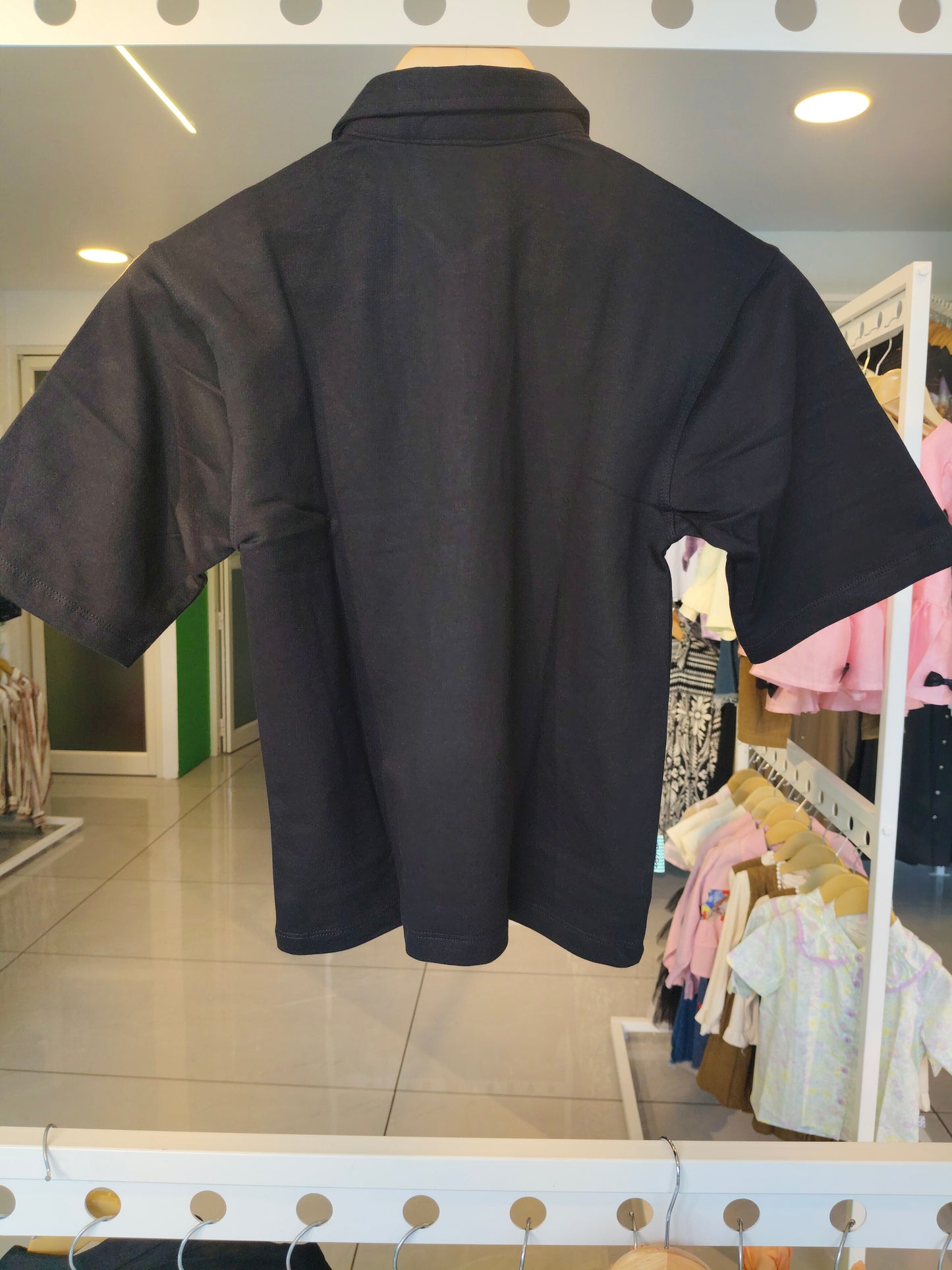 Kids' Zip-Up Polo T-Shirt (12 year)