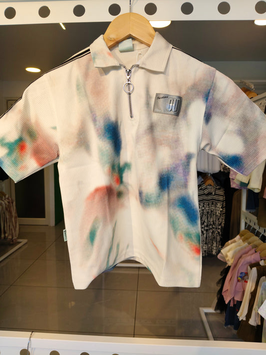 Kids' Zip-Up Polo T-Shirt (14 year)