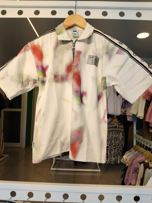 Kids' Zip-Up Polo T-Shirt (14 year)