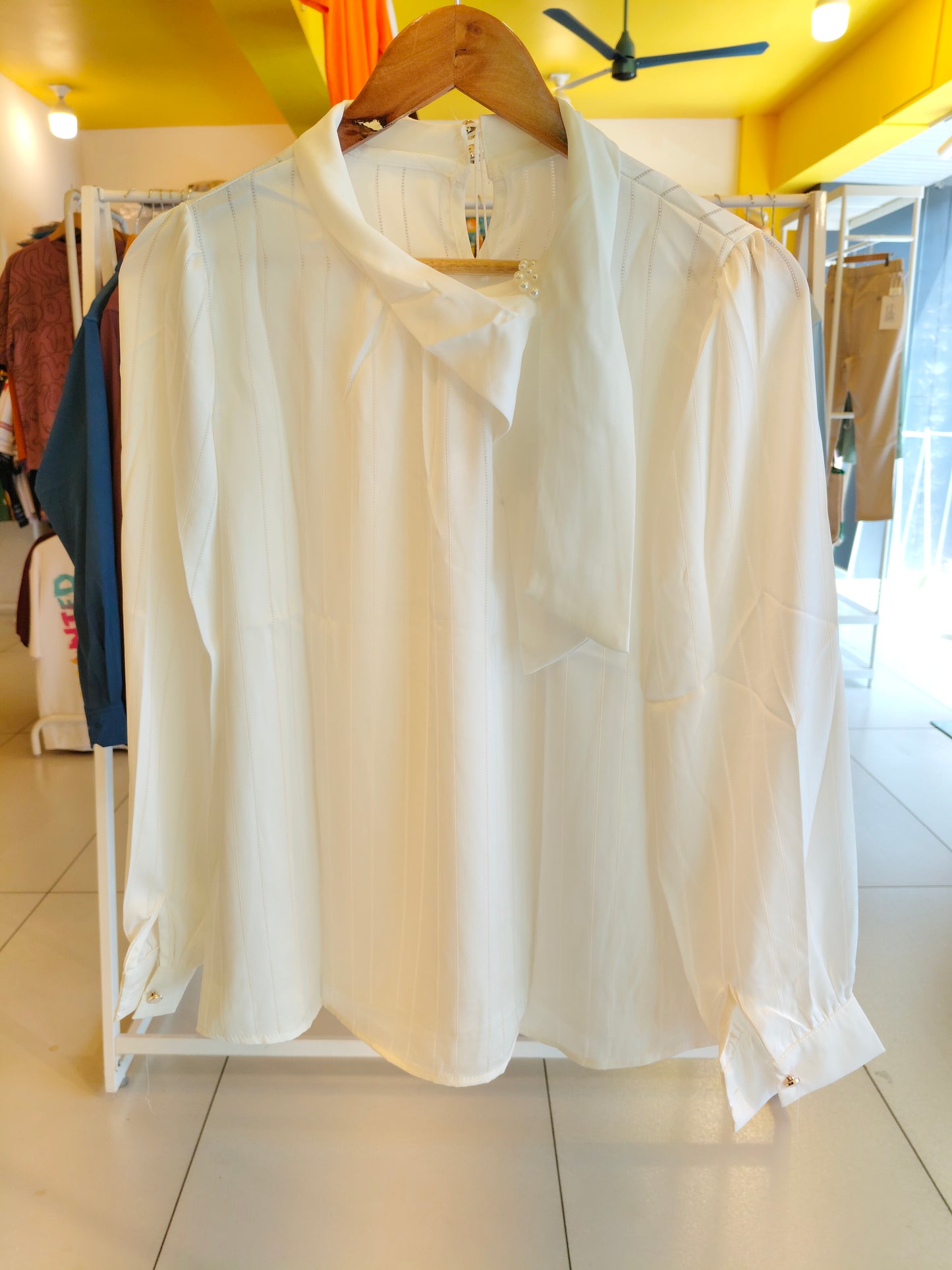 Korean Formal Top for Women (FREE SIZE)