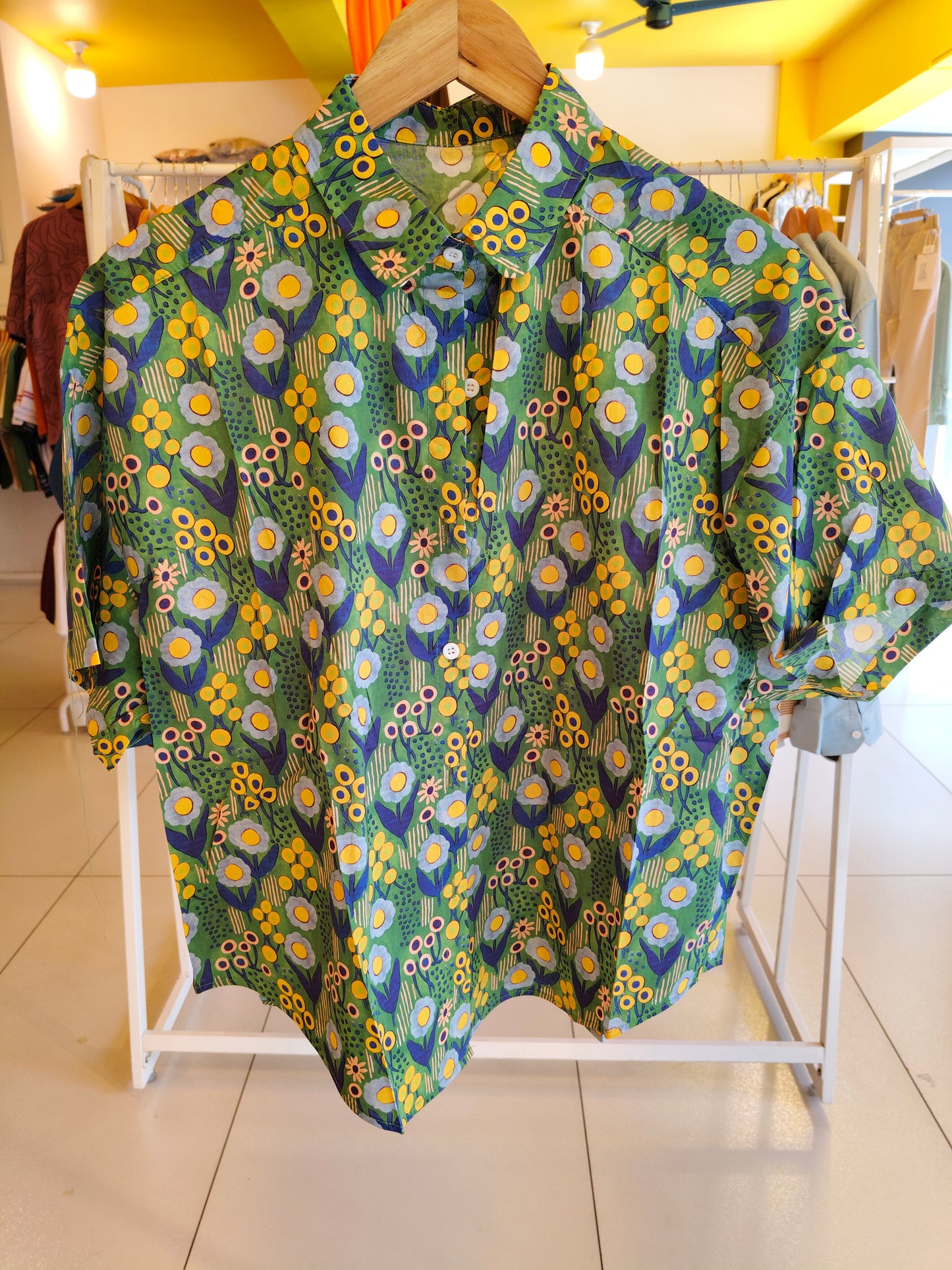 Floral Shirt for Ladies (FREE SIZE)