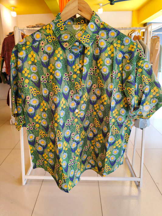 Floral Shirt for Ladies (FREE SIZE)