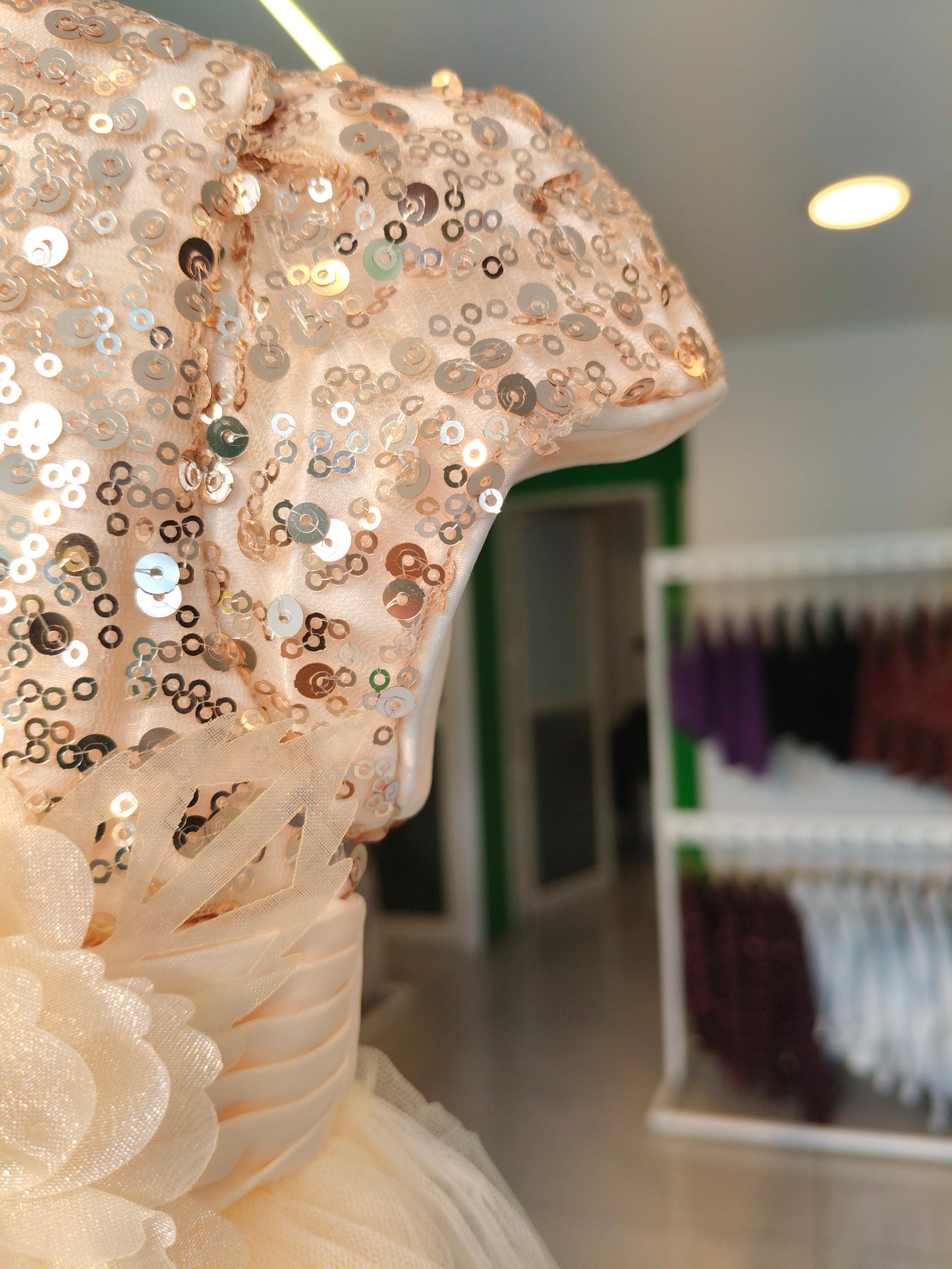 Toddler Girls' Sequin Tulle  Party Dress ( SIZE 4)