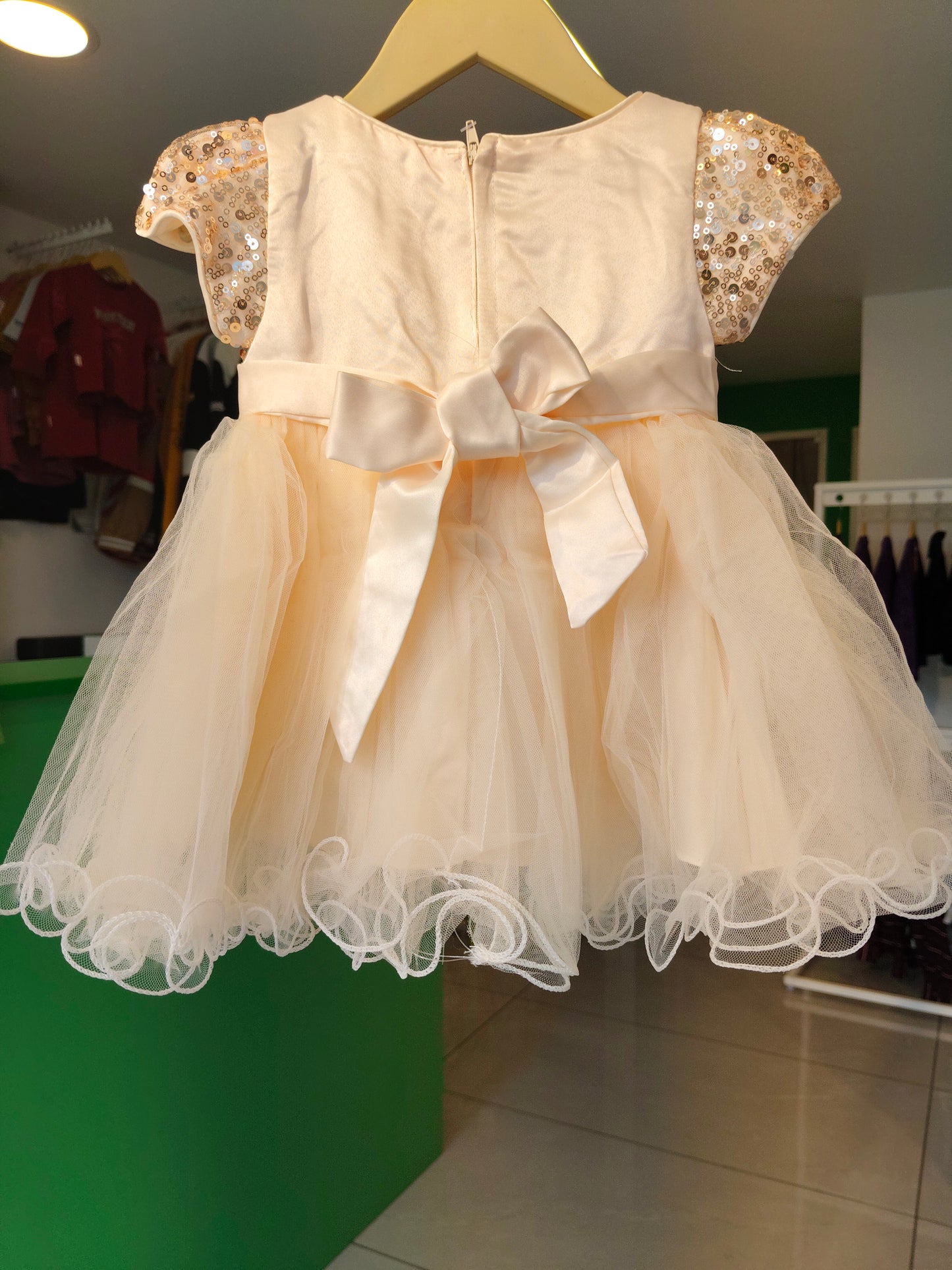 Toddler Girls' Sequin Tulle  Party Dress ( SIZE 3)