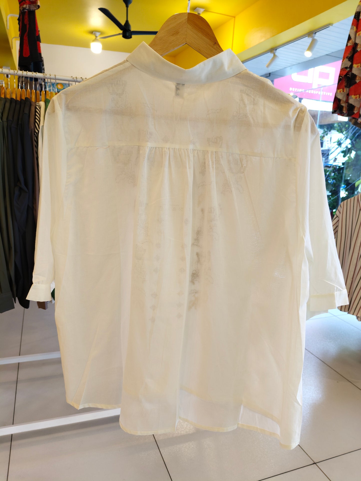 Embroidered Korean Shirt for Women (FREE SIZE)