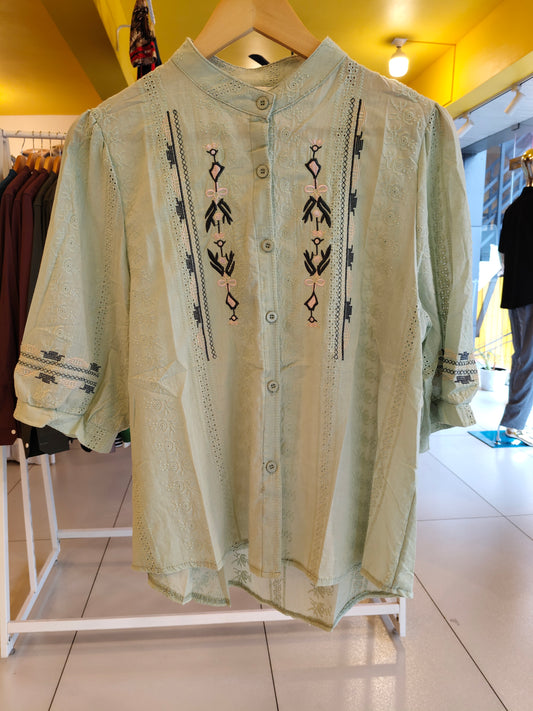 Embroidered Shirt for Women (FREE SIZE)