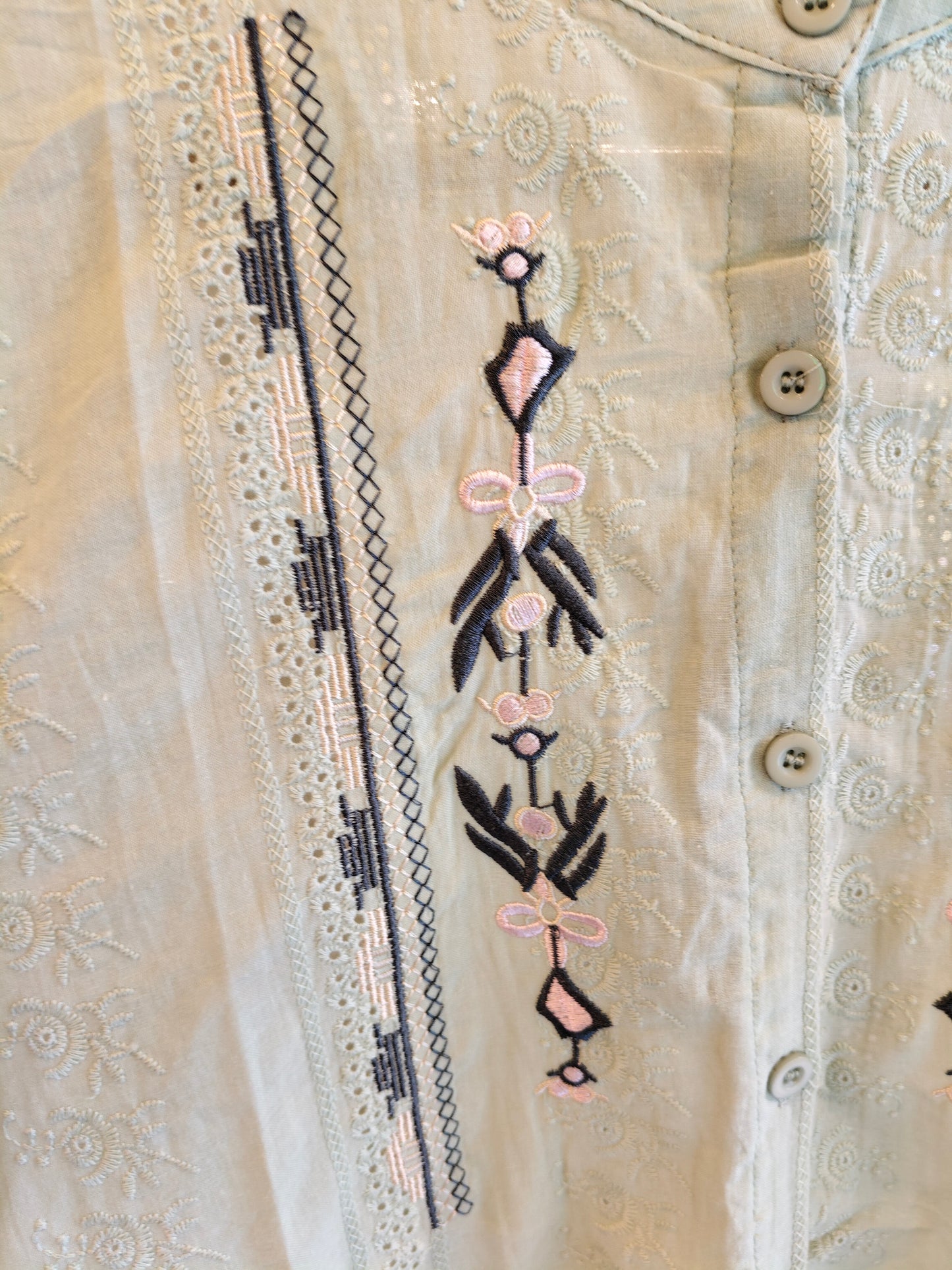 Embroidered Shirt for Women (FREE SIZE)