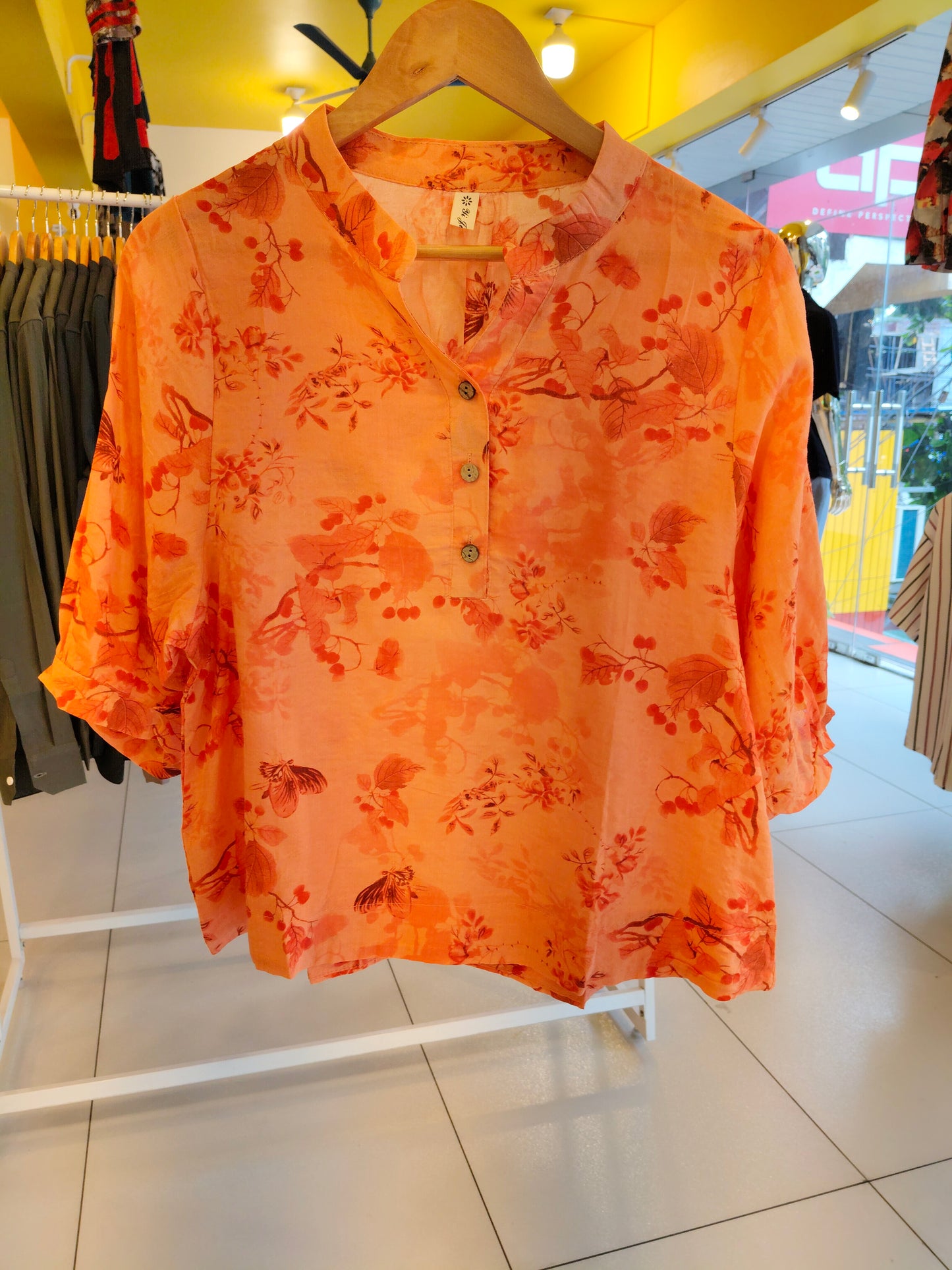 Women's Floral Top (FREE SIZE)