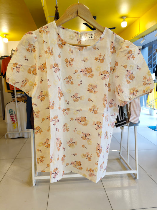 Floral Top for Women (FREE SIZE)