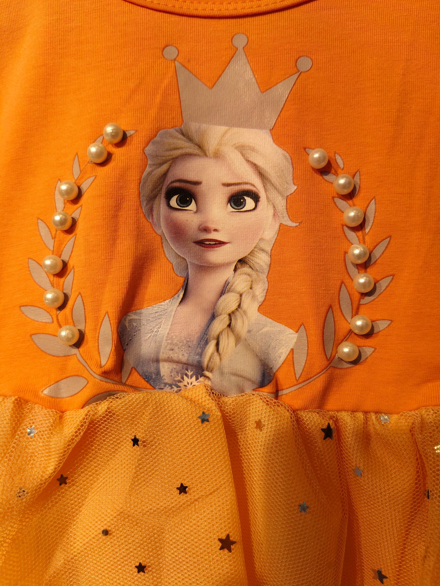 Toddler Girls' Elsa Tulle Dress  ( SIZE 9)