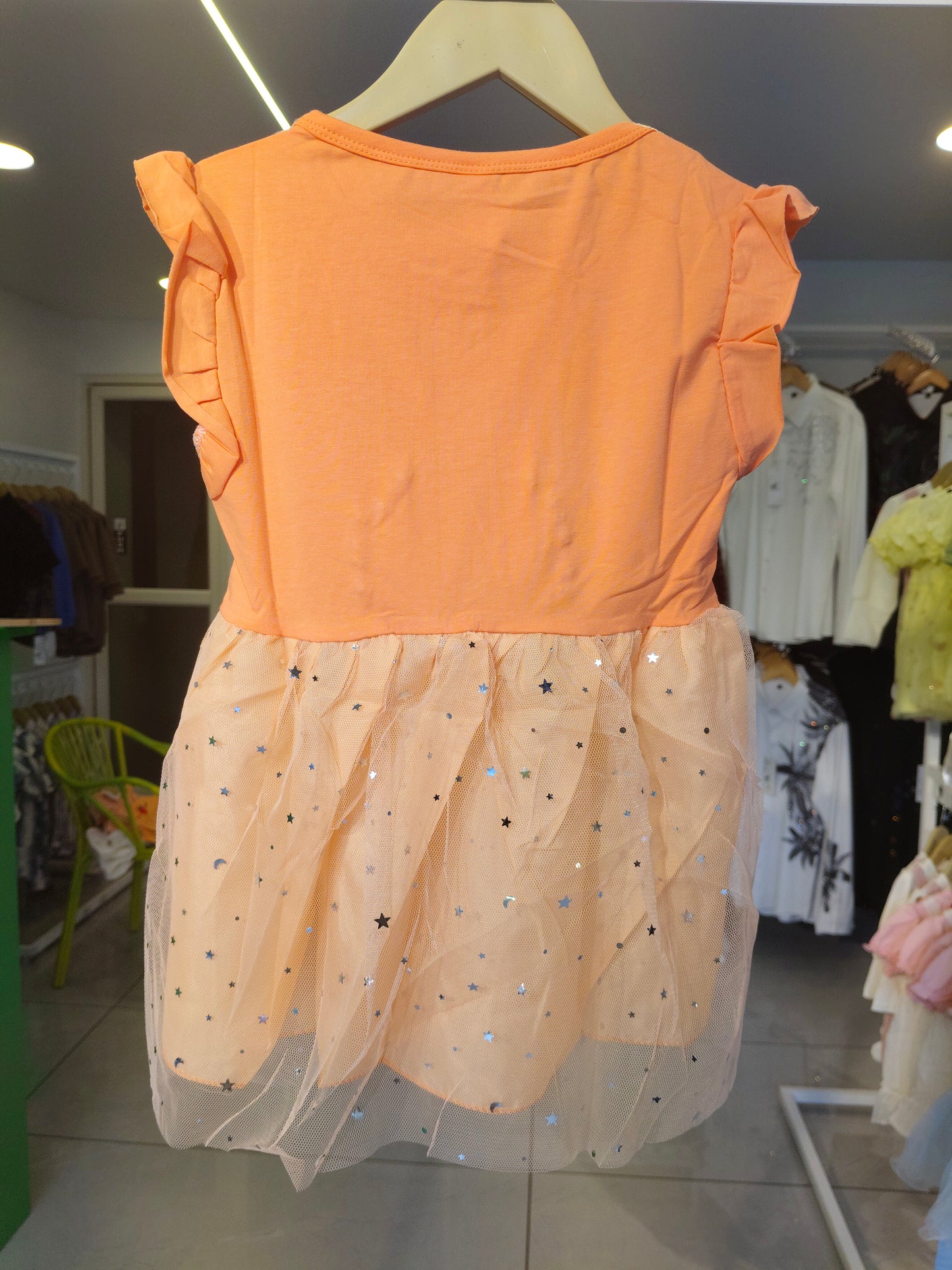 Toddler Girls' Elsa Tulle Dress  ( SIZE 9)