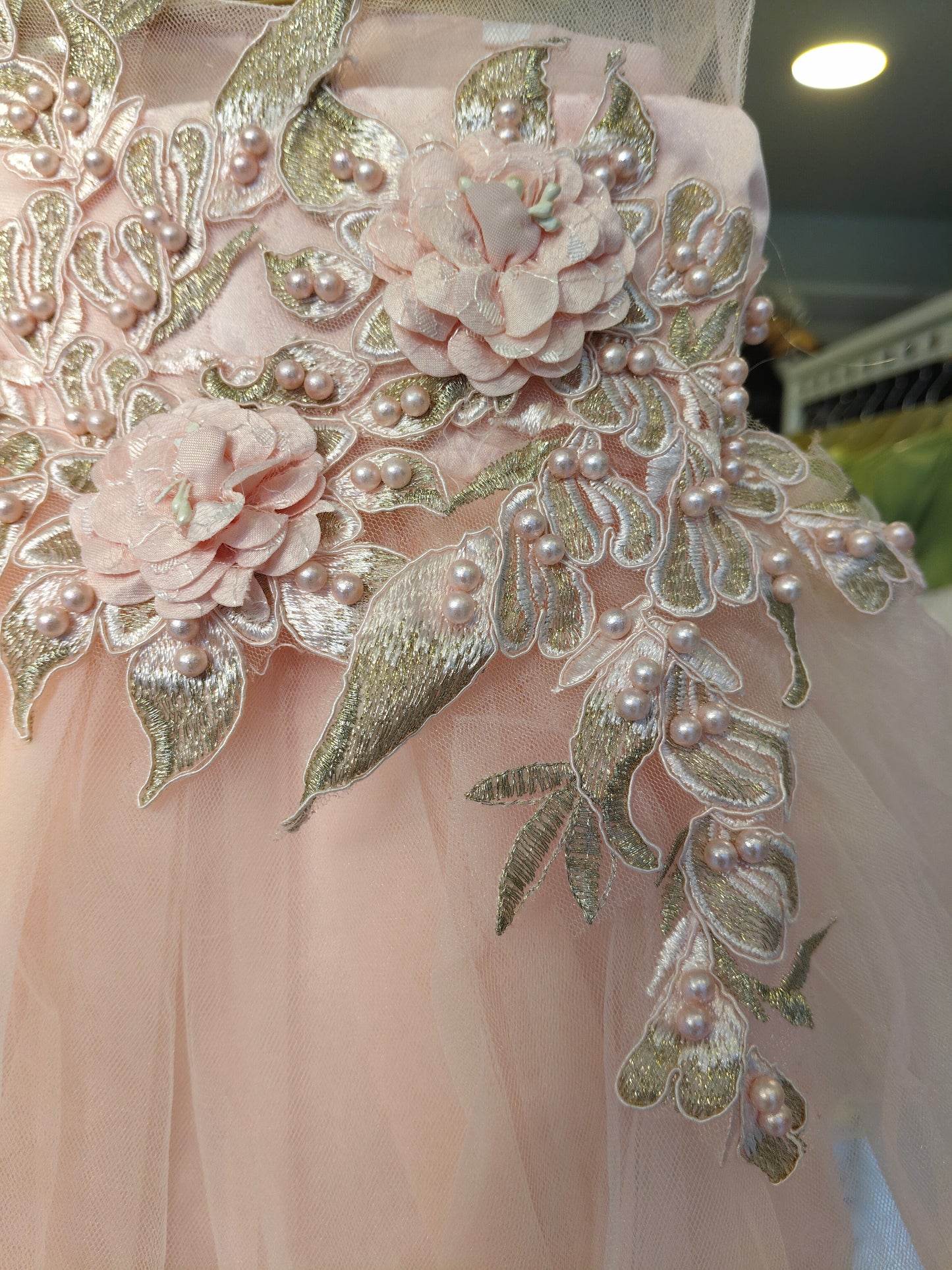 Toddler Girls' Sleeveless Floral Tulle Party Dress  ( SIZE 2)