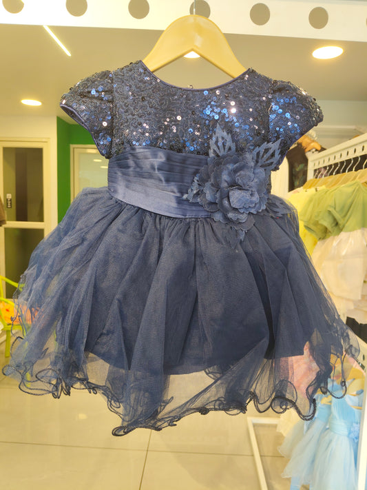 Toddler Girls' Sequin Tulle Party Dress  ( SIZE 2)