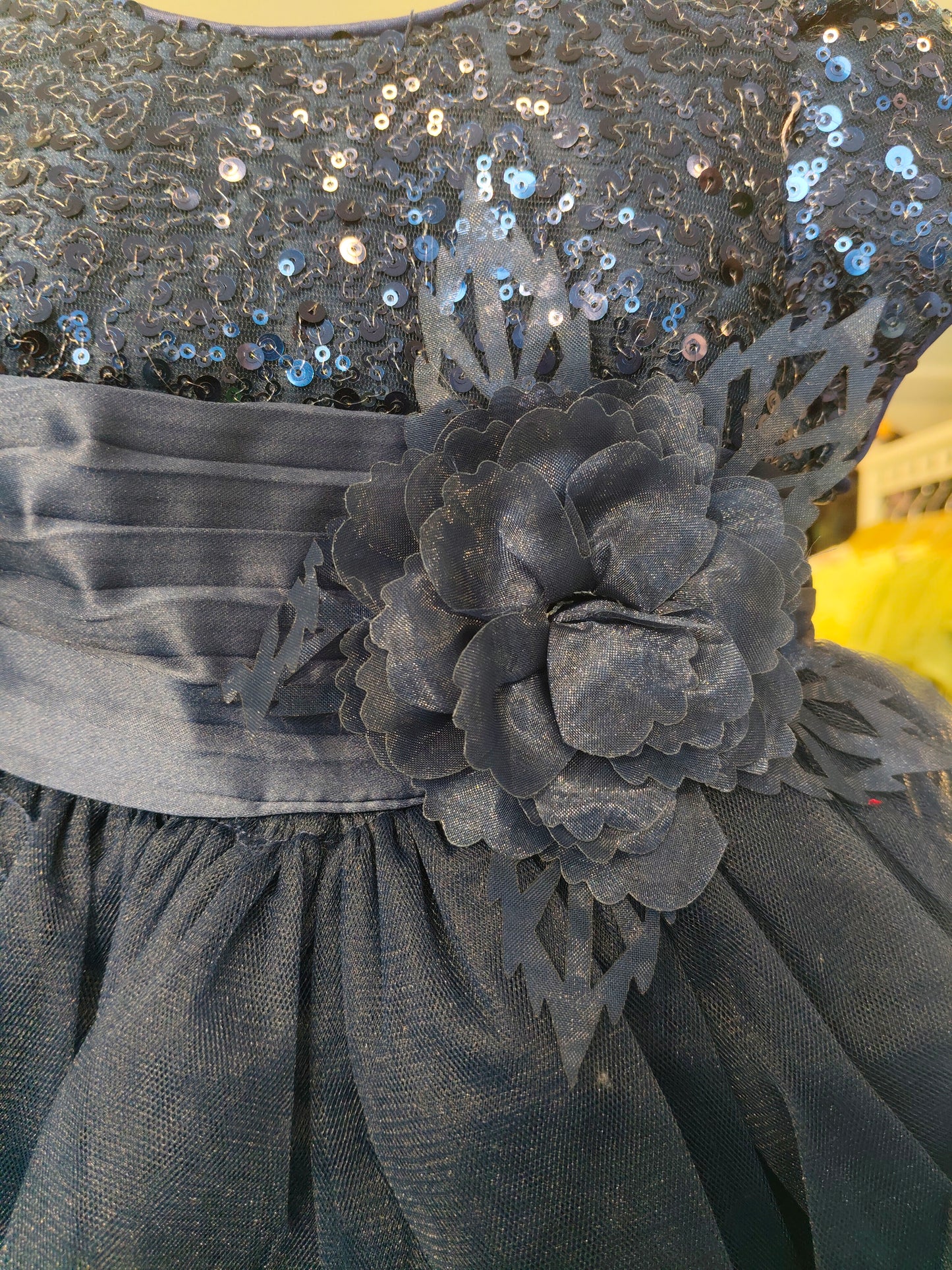 Toddler Girls' Sequin Tulle Party Dress  ( SIZE 2)