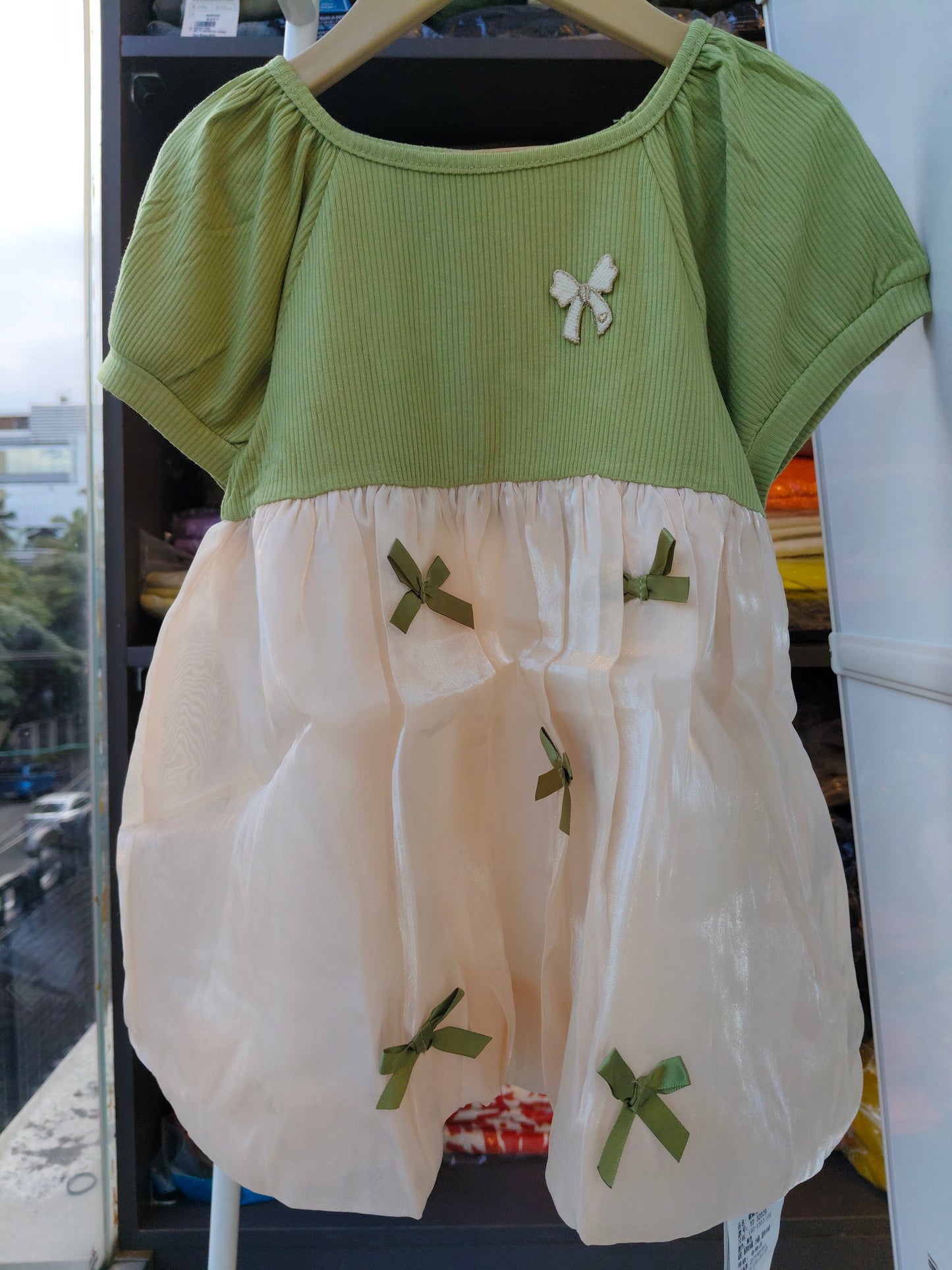 Toddler Girls' Bubble Hem Dress (SIZE 120)