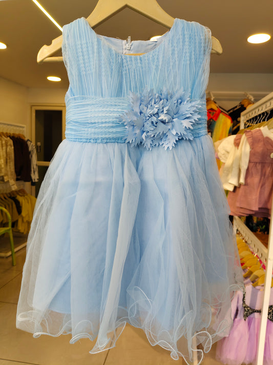 Toddler Girls' Sleeveless Tulle Party Dress (SIZE 4)