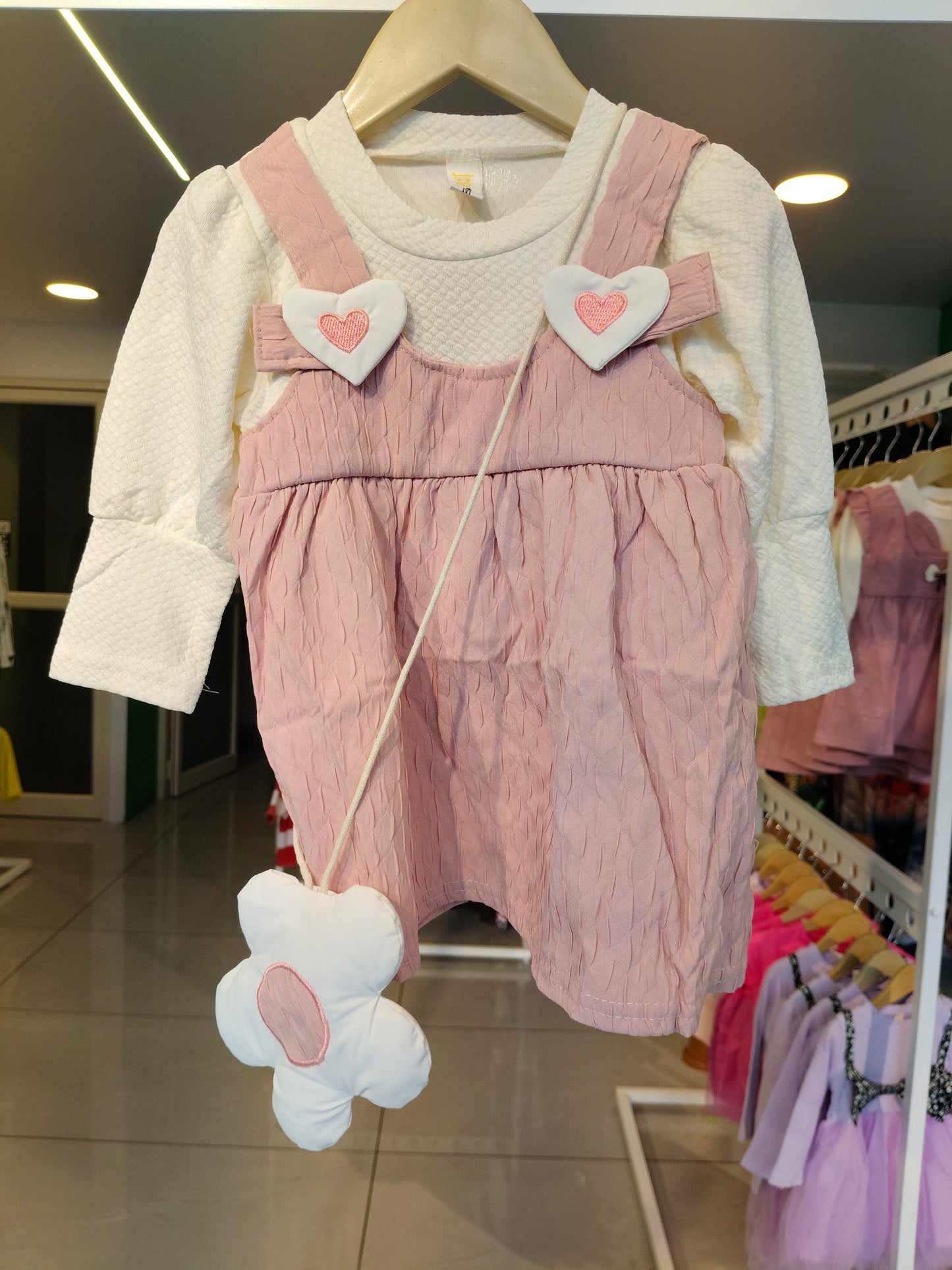 Toddler Girls' Romper Dress (MEDIUM)