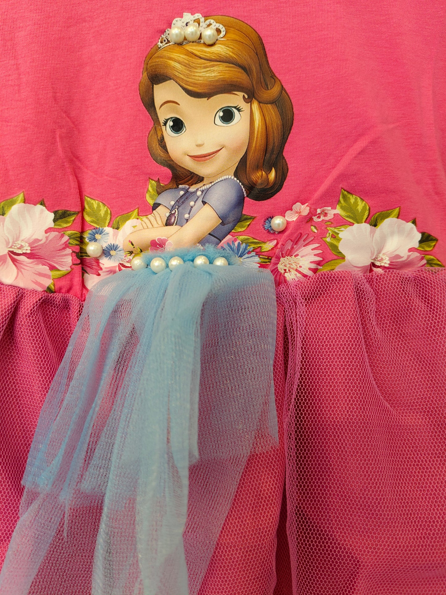Toddler Girls' Sofia The First Tulle Dress (SIZE 7)