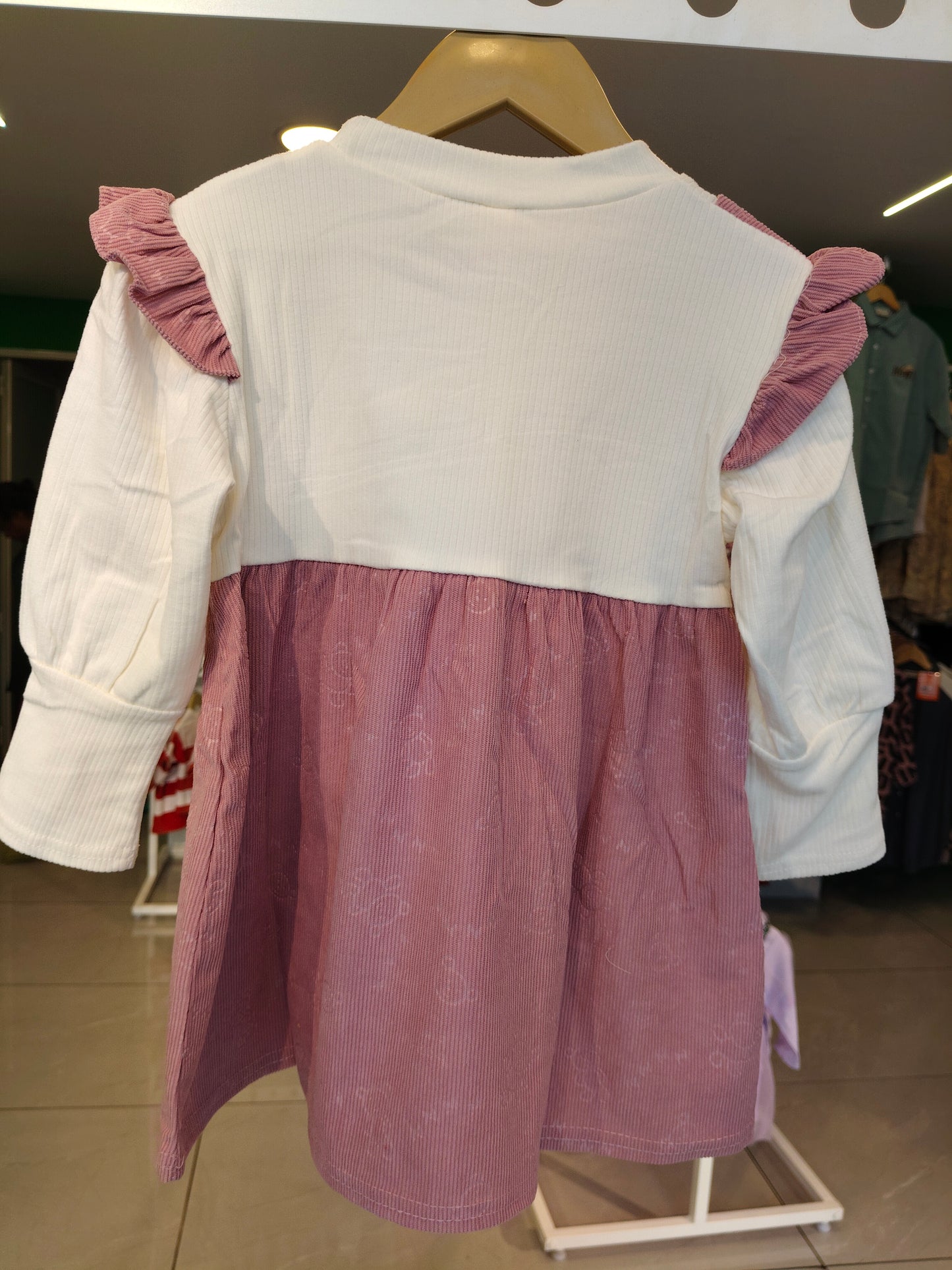 Toddler Girls' Corduroy Jumper Dress (XL)