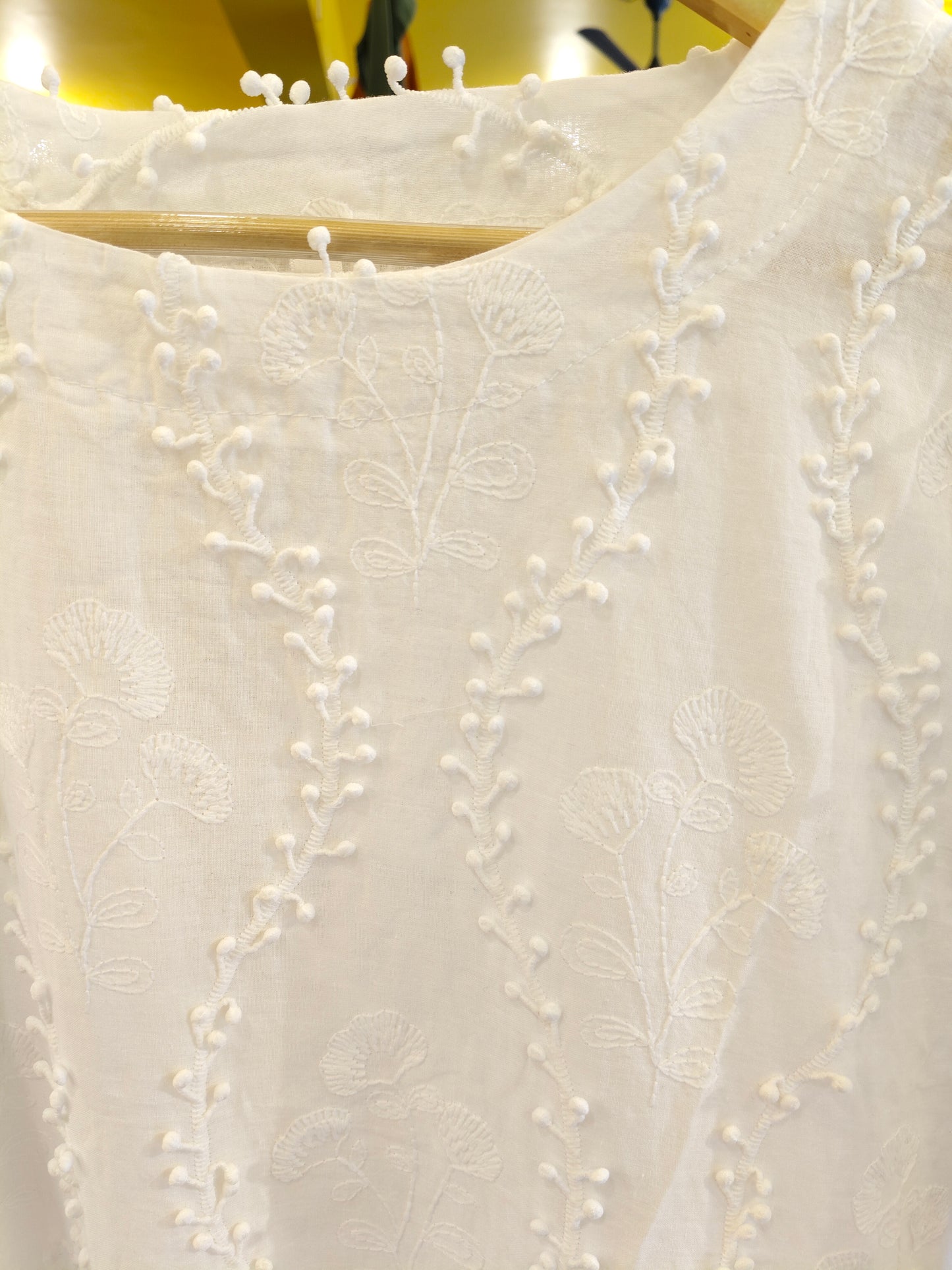 Embroidered Oversized Top for Women (FREE SIZE)