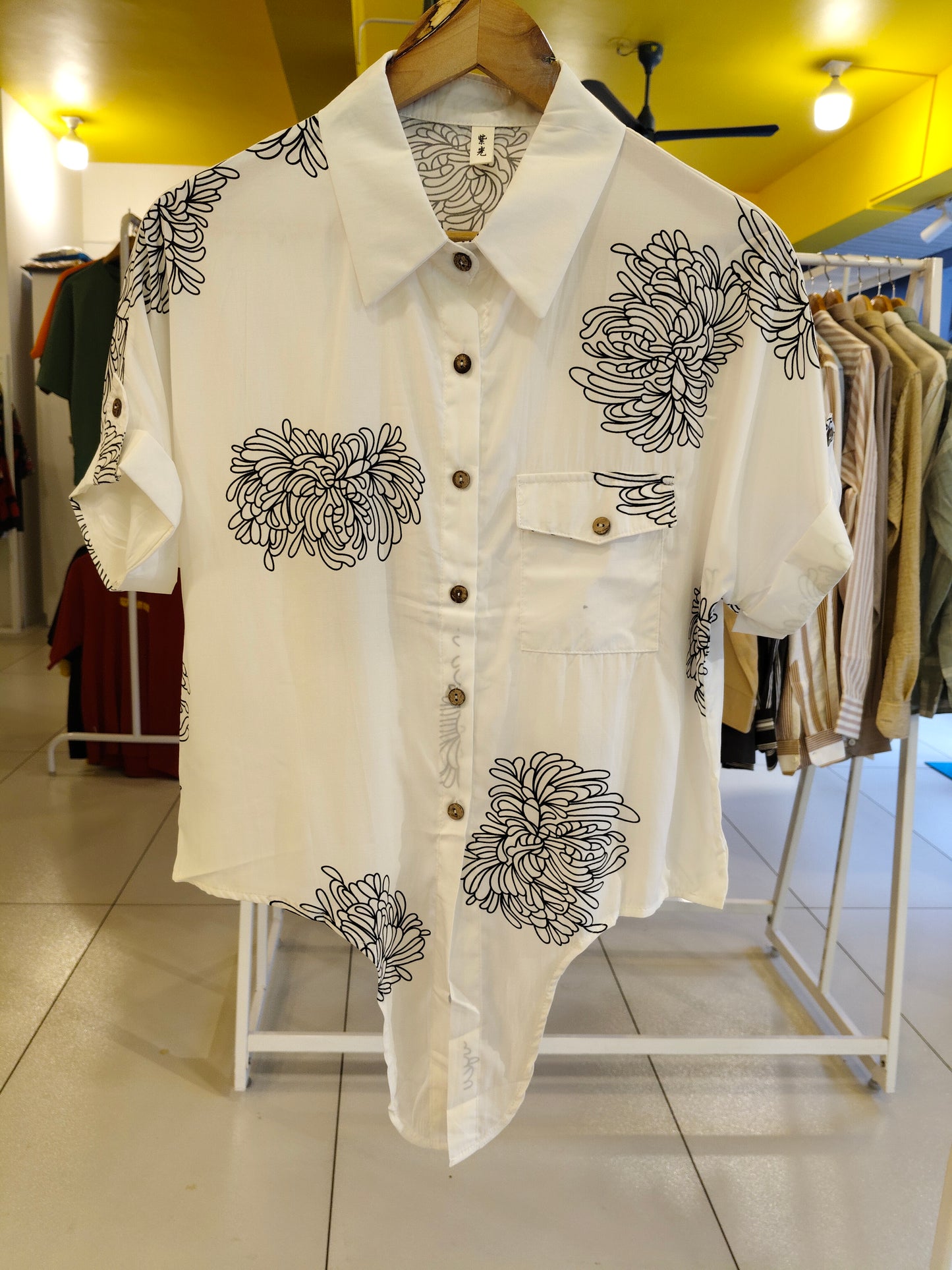 Ladies Tie-Front Shirt (FREE SIZE)