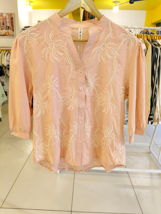 Embroidered Shirt for Women (FREE SIZE)