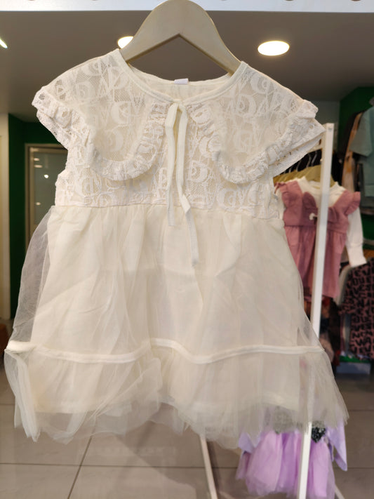 Toddler Girls' Tulle Lace Dress (SIZE 120)