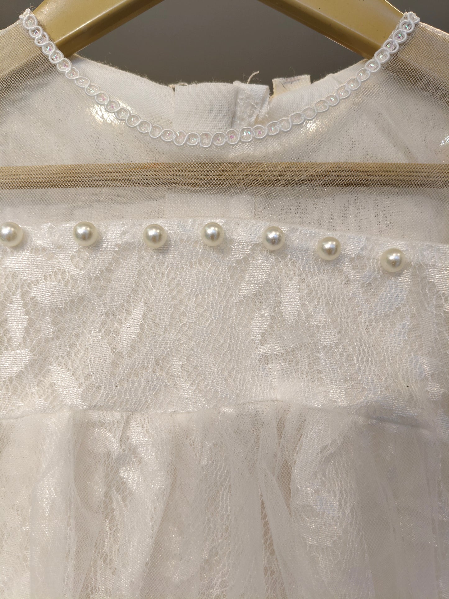 Toddler Girls' Tulle Lace Dress (SIZE 80)