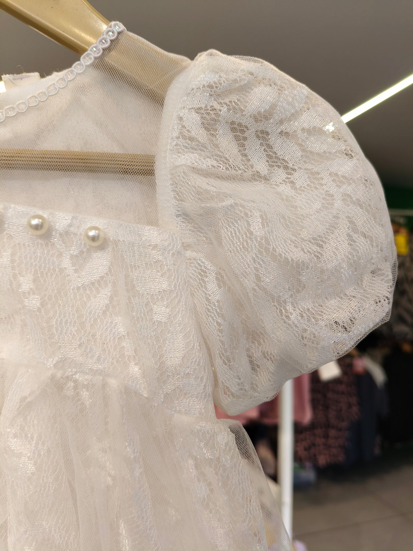 Toddler Girls' Tulle Lace Dress (SIZE 80)