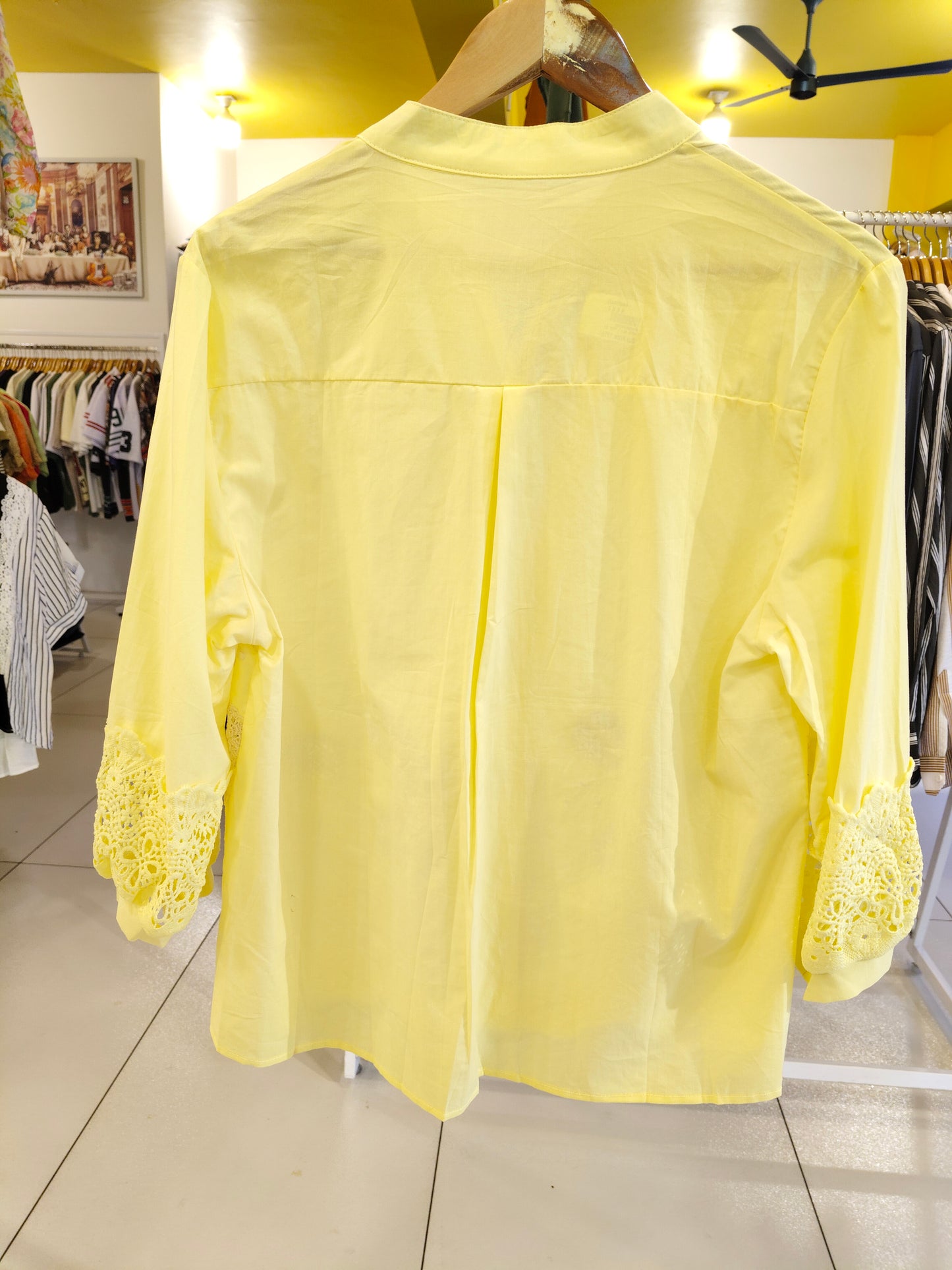 Embroidered Korean Shirt for Women  (FREE SIZE)