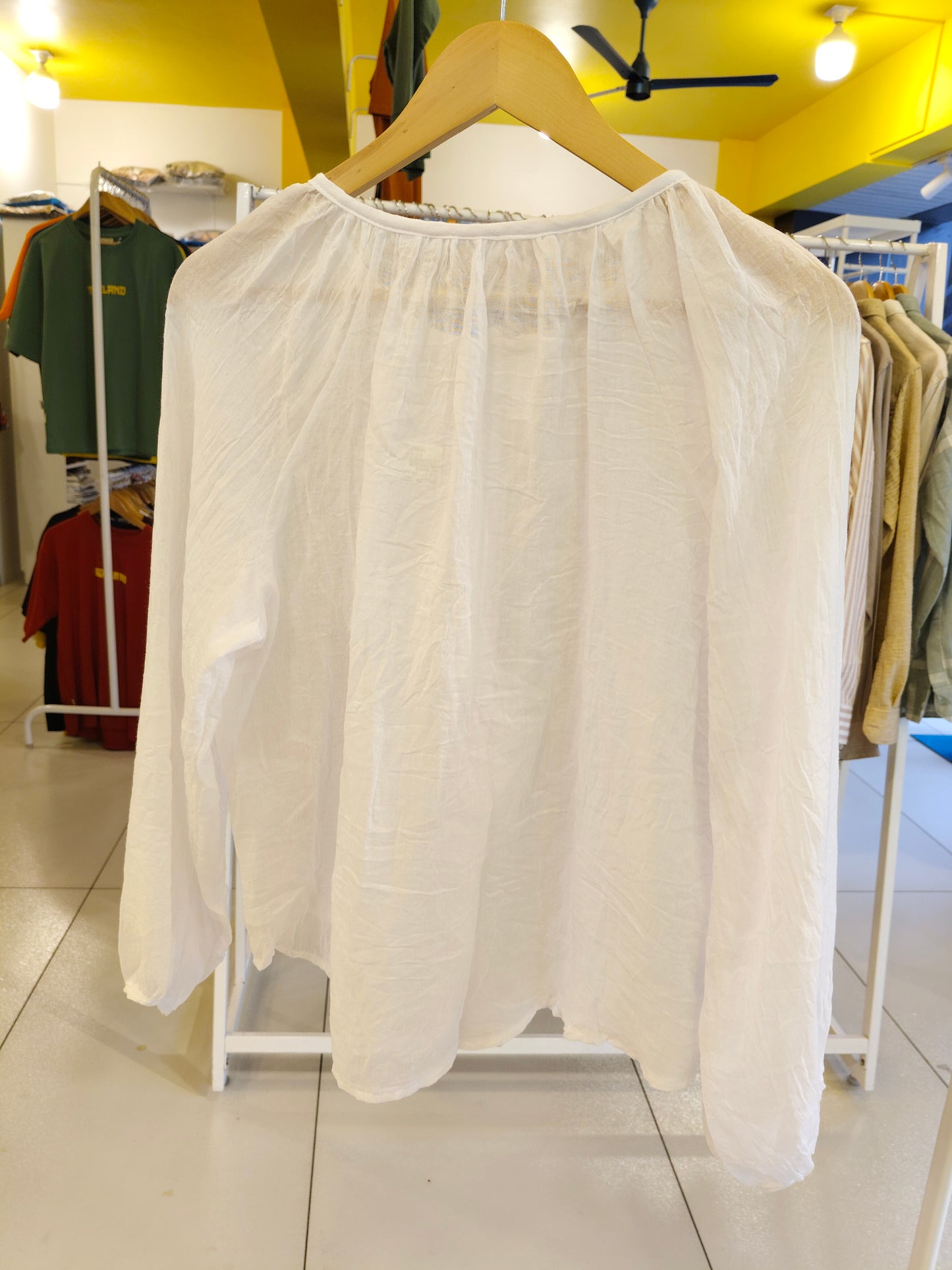 Women Full Sleeve Plain Shirt  (FREE SIZE)