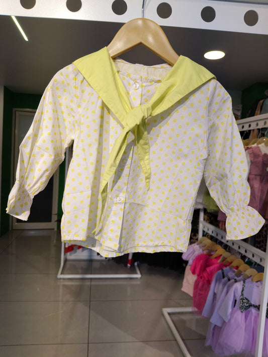 Toddler Girls' Tie-Front Shirt (SIZE 5)