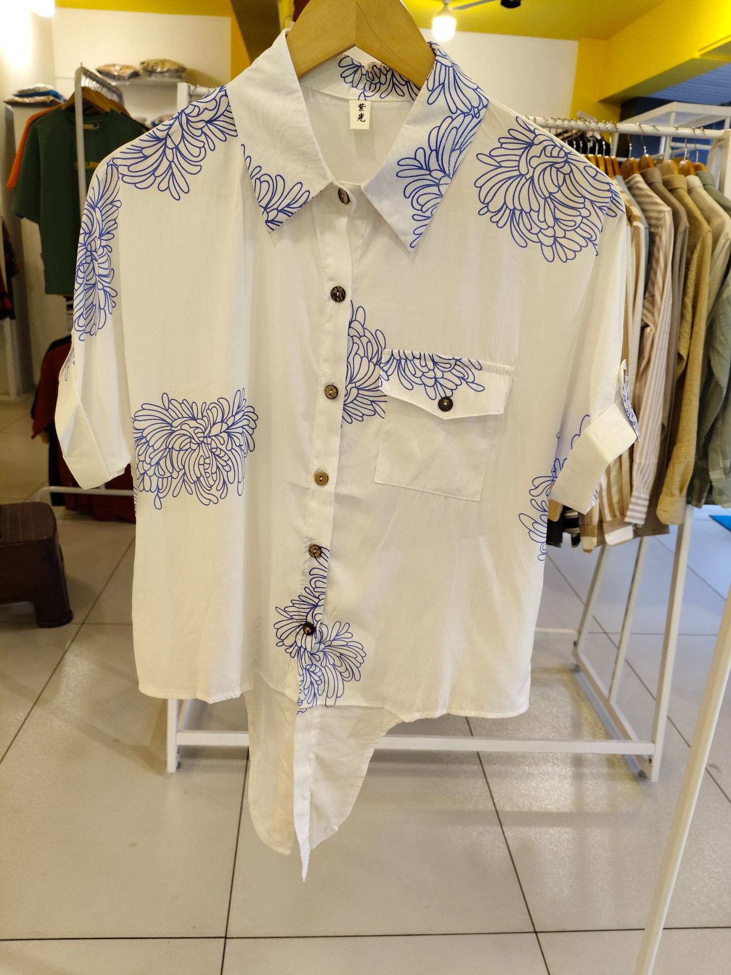 Ladies Tie-Front Shirt (FREE SIZE)