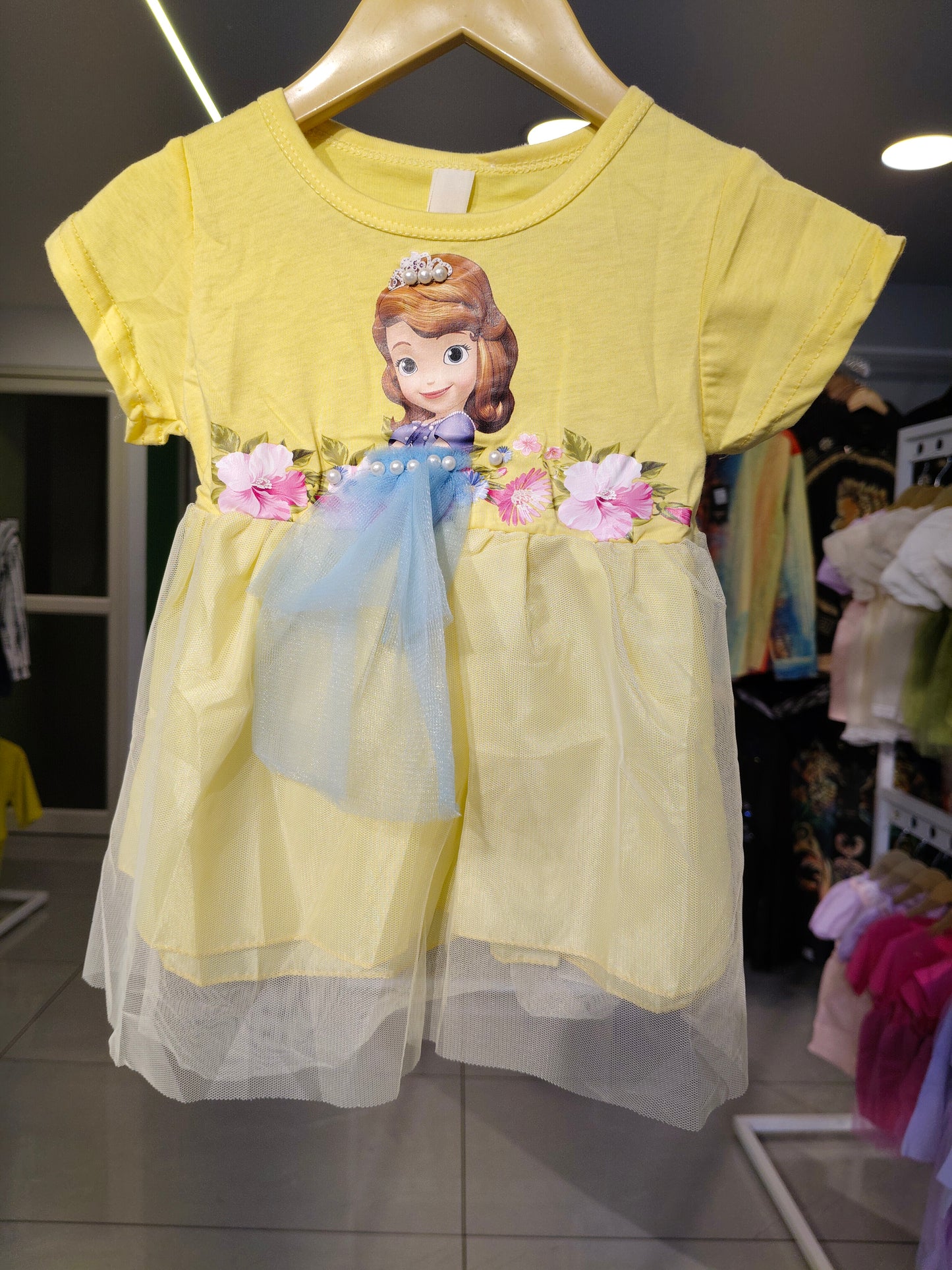 Toddler Girls' Sofia The First Tulle Dress (SIZE 7)