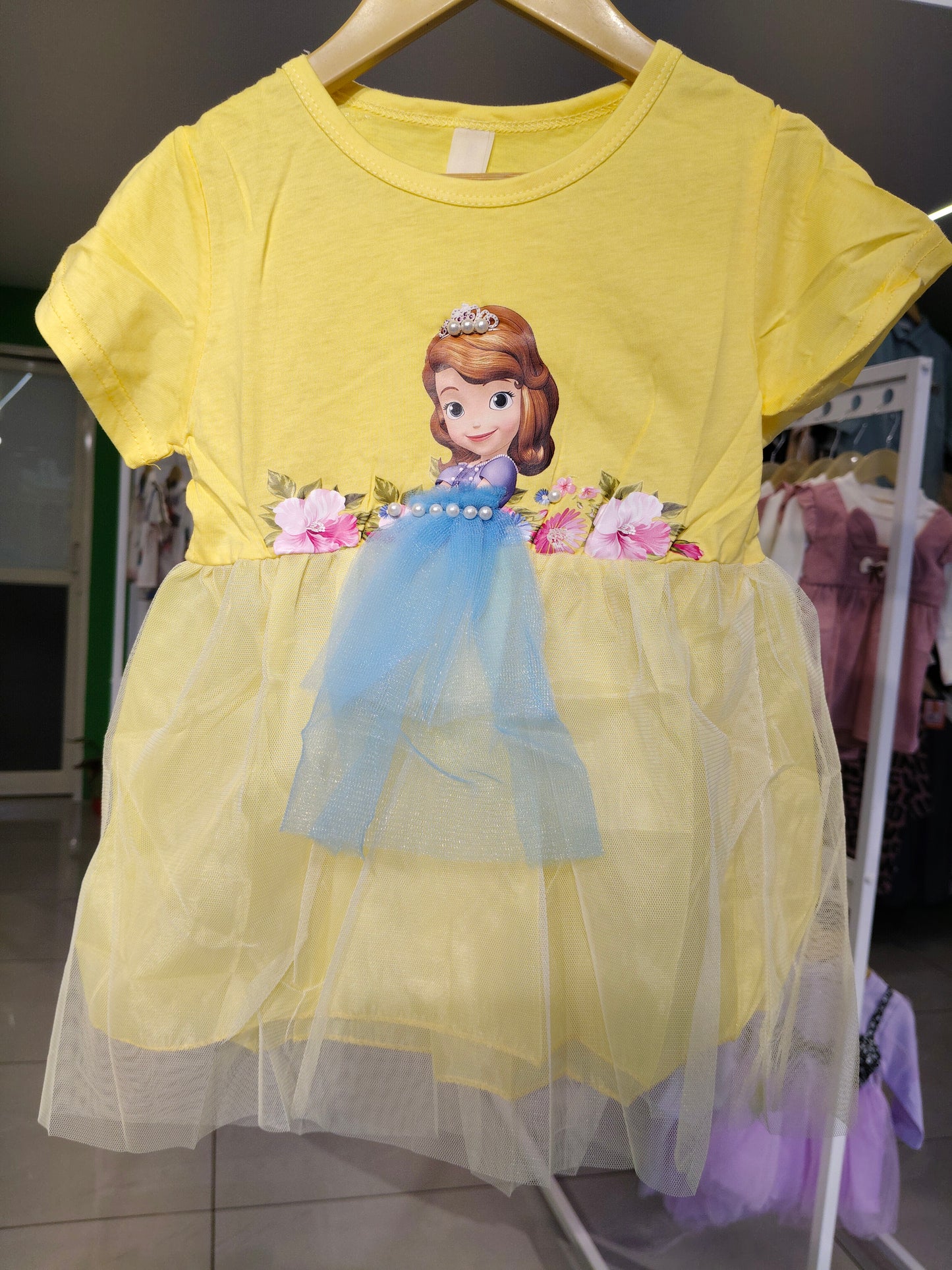 Toddler Girls' Sofia The First Tulle Dress (SIZE 9)