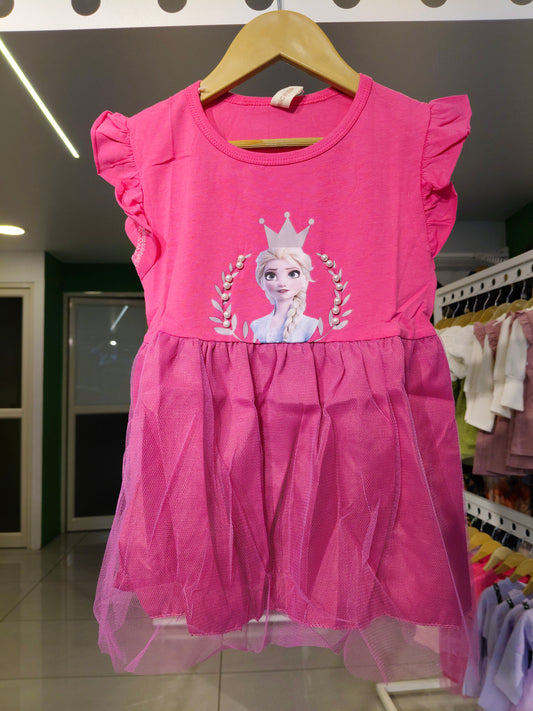 Toddler Girls' Elsa Tulle Dress (SIZE 9)