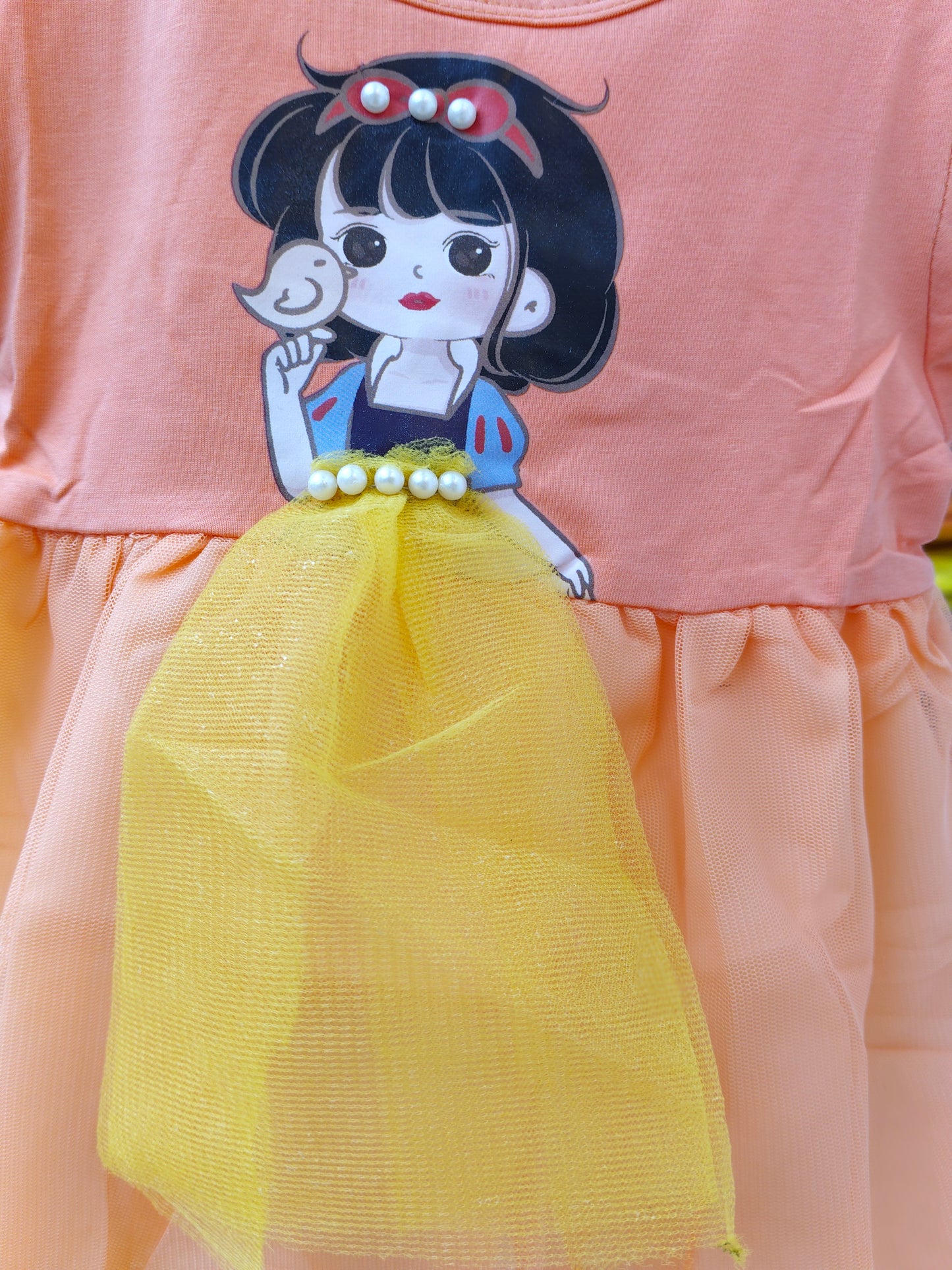 Toddler Girls' Snowwhite Tulle Dress (SIZE 9)