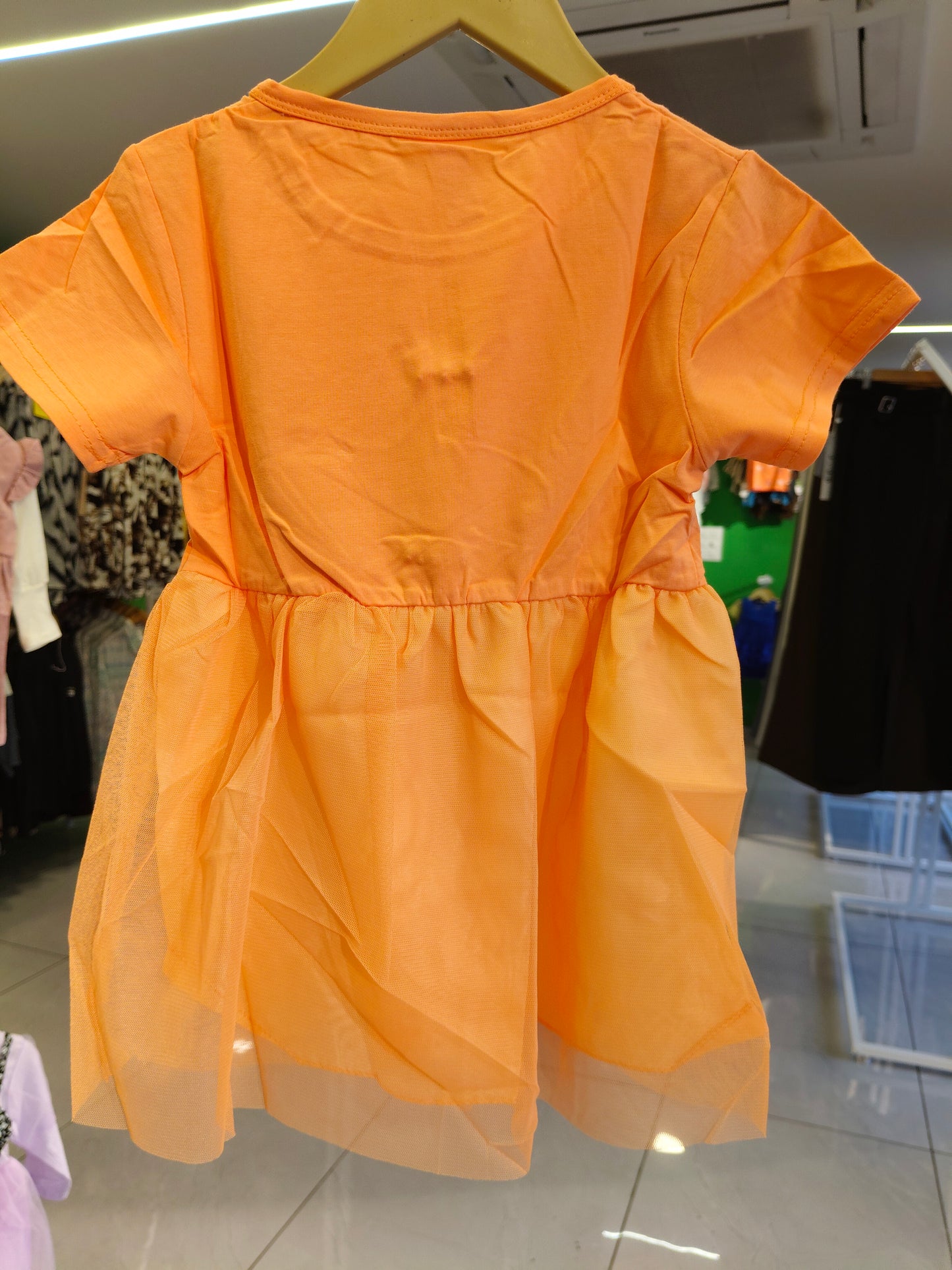 Toddler Girls' Snowwhite Tulle Dress (SIZE 9)