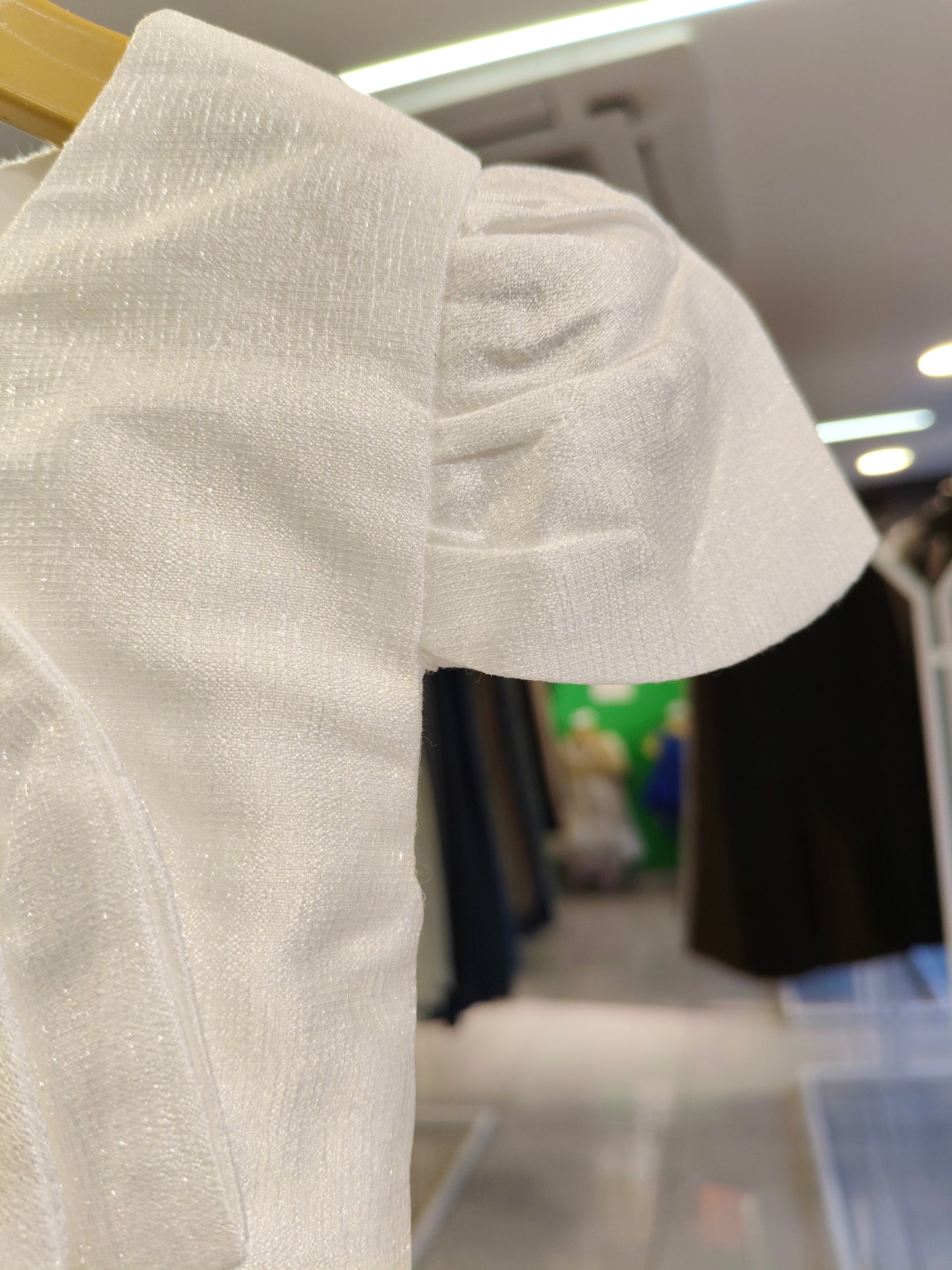 Toddler Girls' White Party Tulle Dress (SIZE 13)