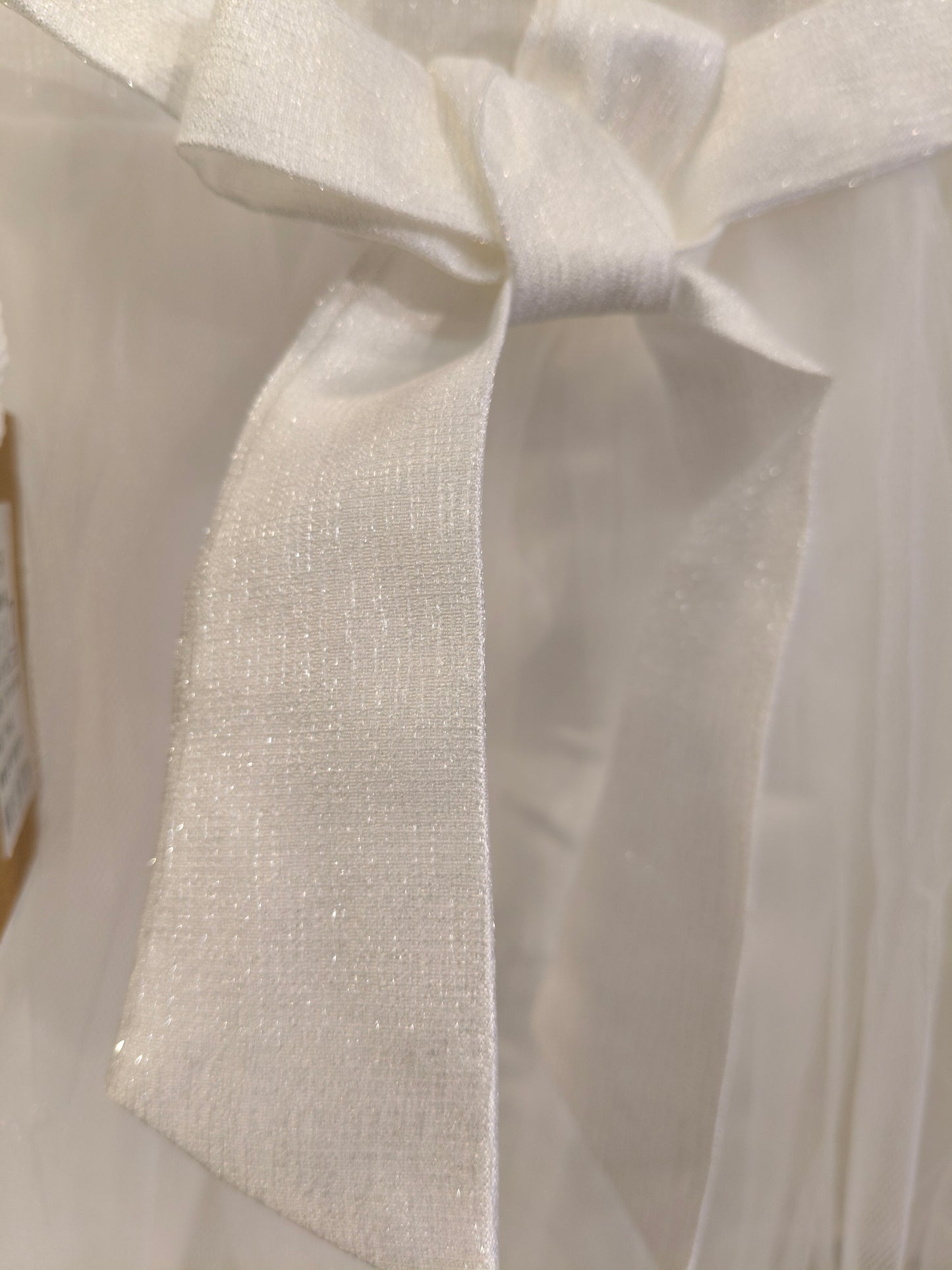 Toddler Girls' White Party Tulle Dress (SIZE 9)