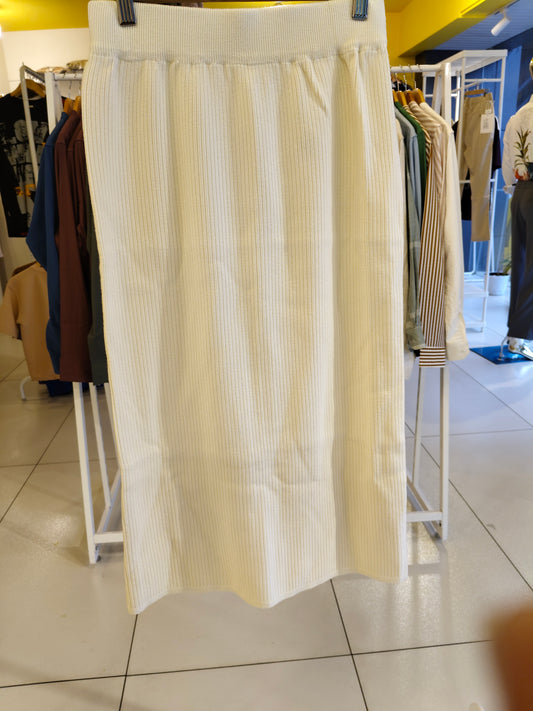 Women's Ribbed Knit Pencil Skirt